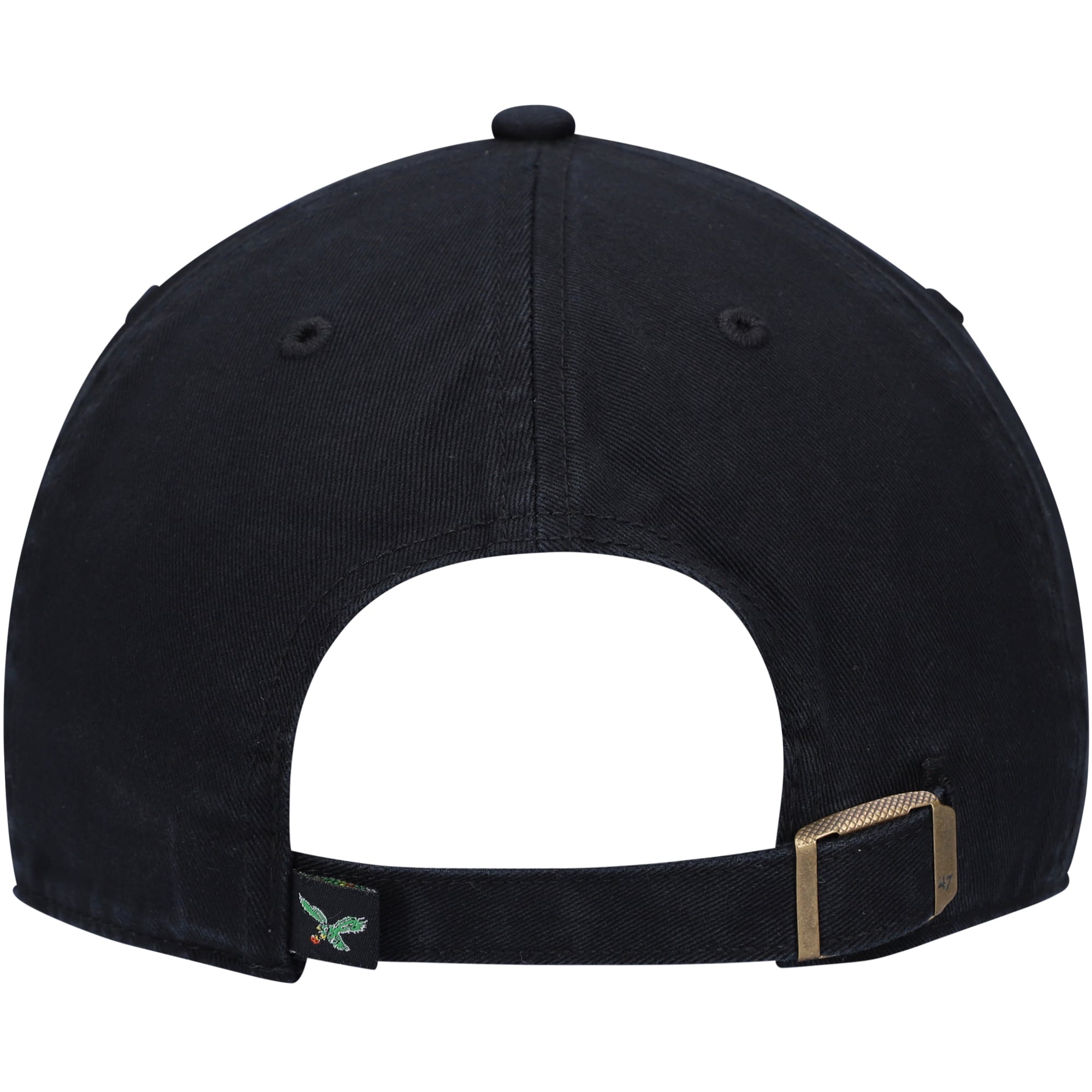 Men's '47 Black Philadelphia Eagles Tonal Team Clean Up Historic Logo Adjustable Hat