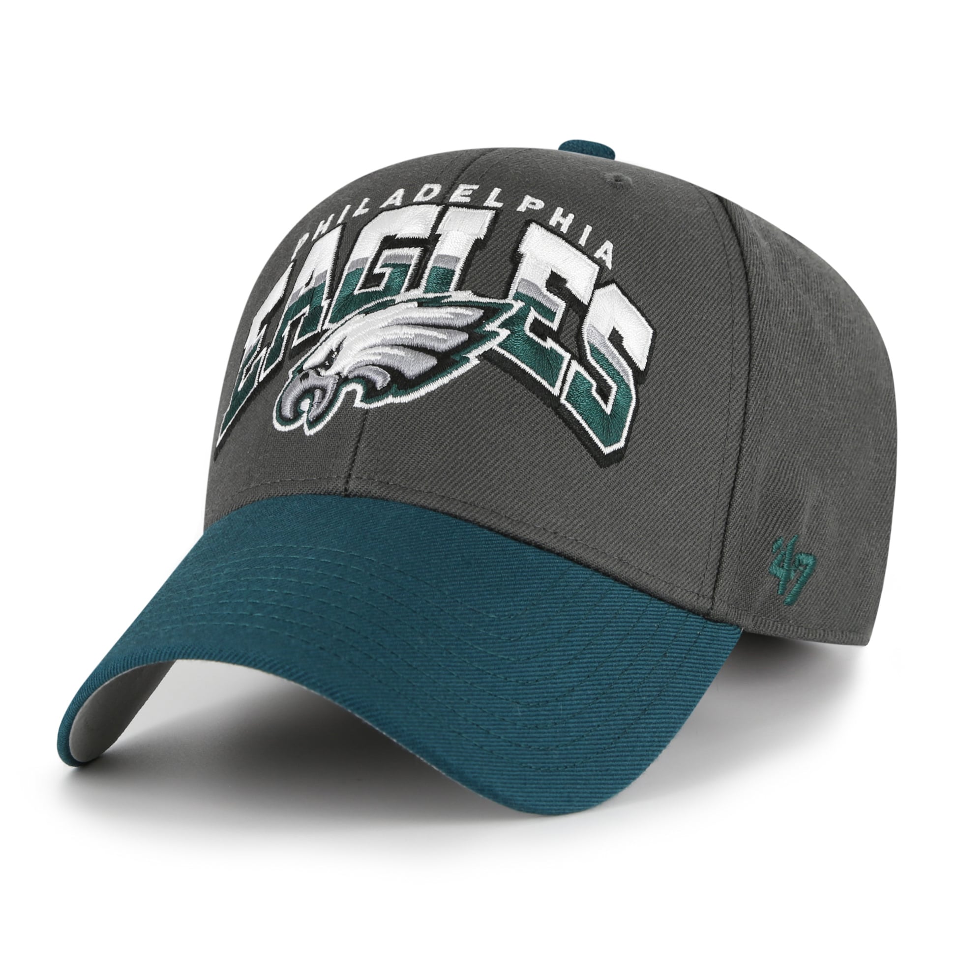 Casquette ajustable Philadelphia Eagles MVP '47 Charcoal pour homme