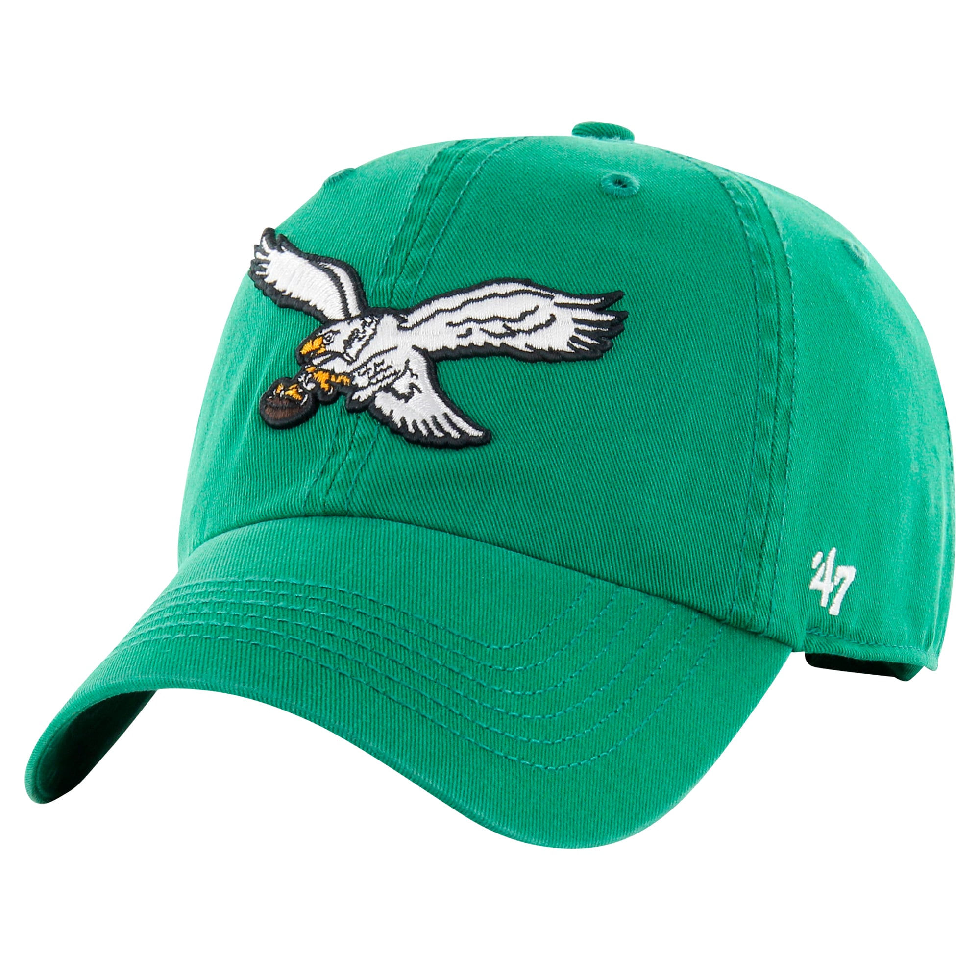 Men's '47 Kelly Green Philadelphia Eagles Classic Franchise Fitted Hat
