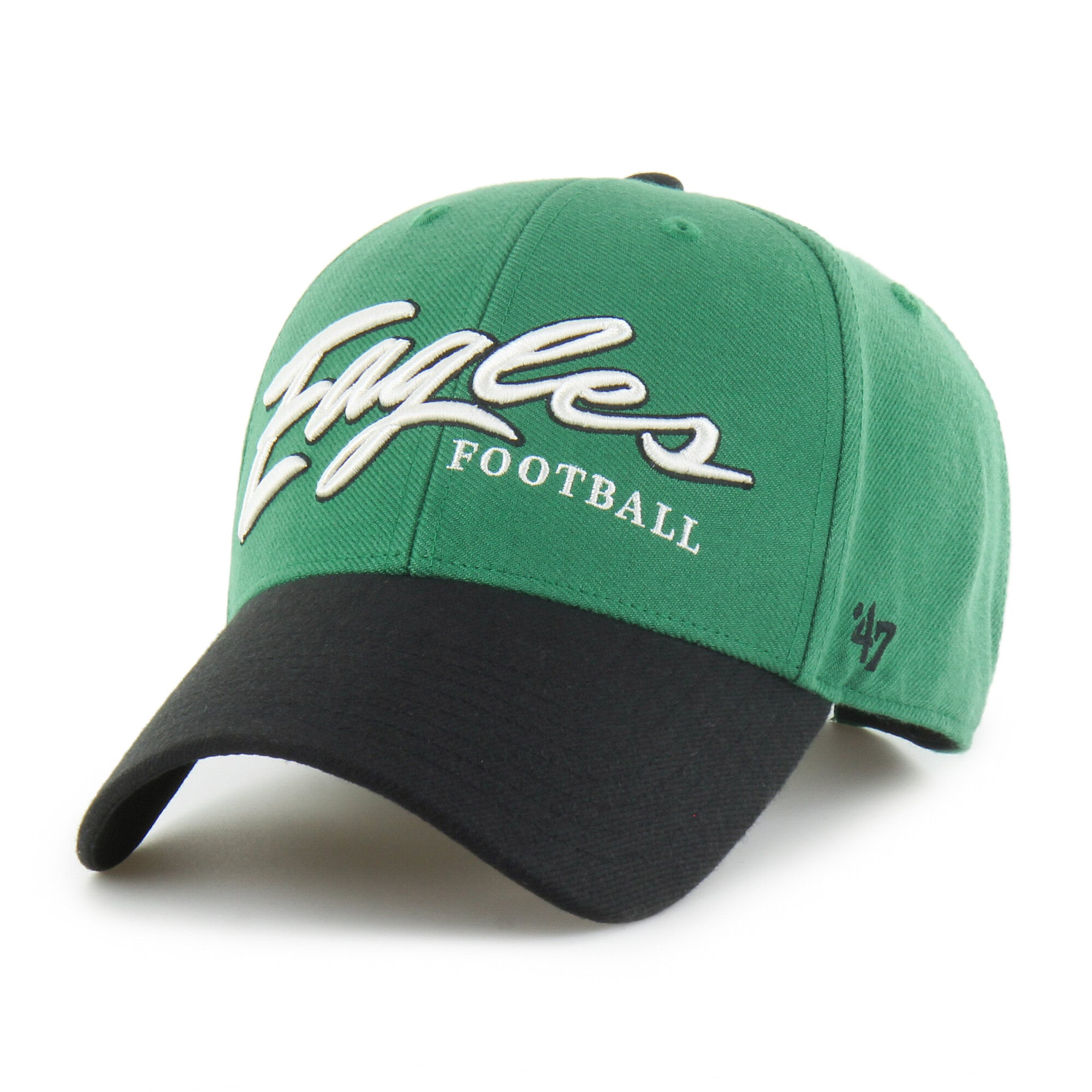 Casquette ajustable homme '47 Kelly Green Philadelphia Eagles Throwback MVP