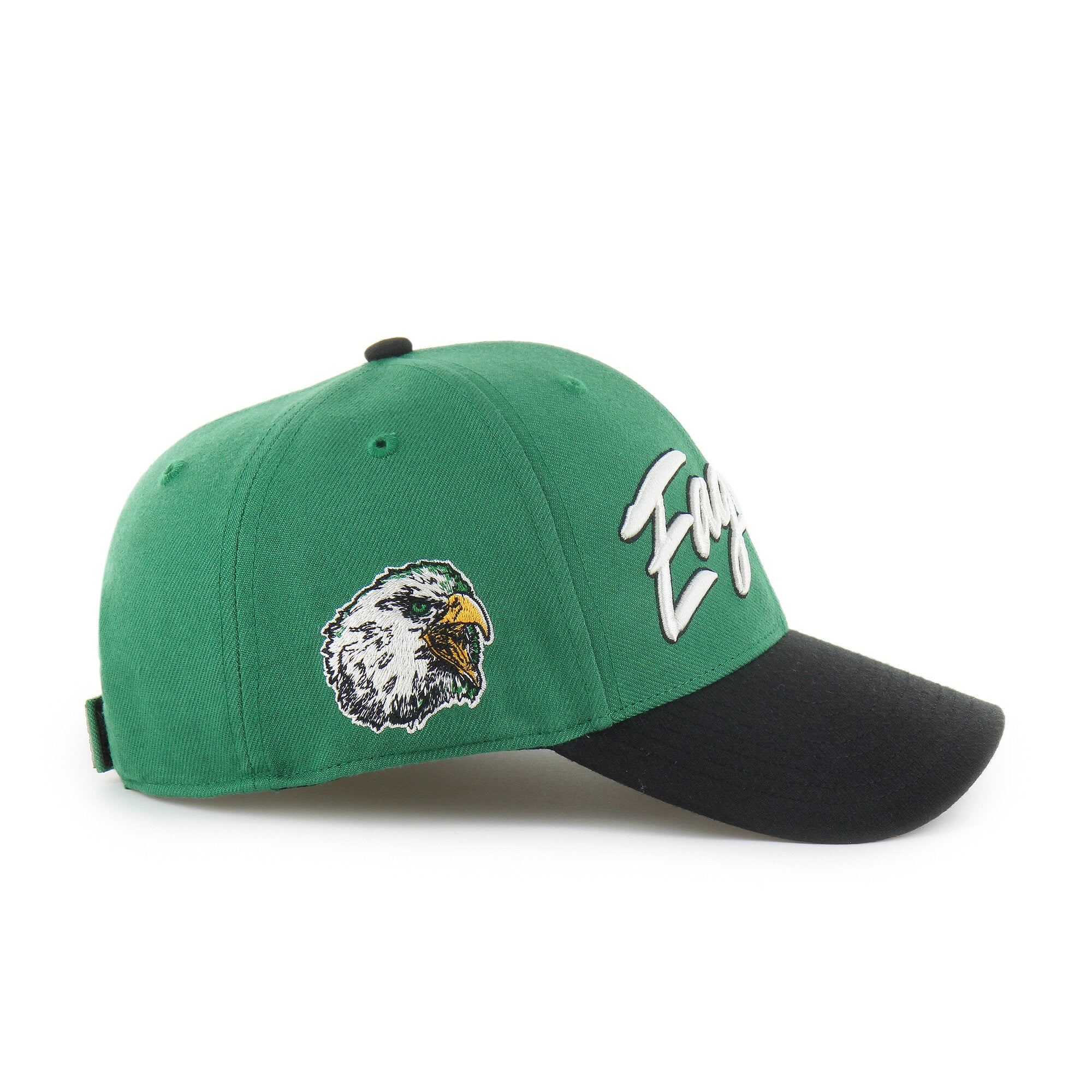 Casquette ajustable homme '47 Kelly Green Philadelphia Eagles Throwback MVP