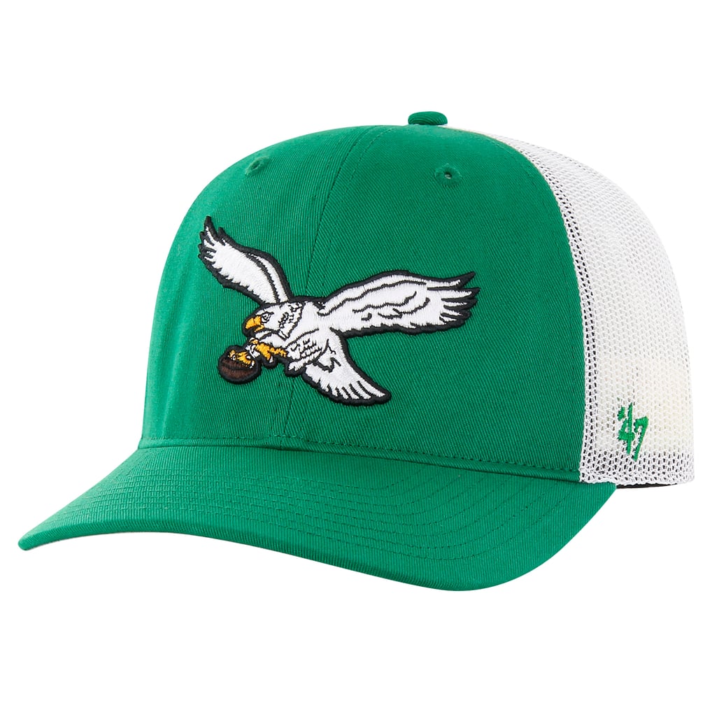 Philadelphia Eagles Kelly Green Adjustable Hat – Flapping Wings Graphic, NFL