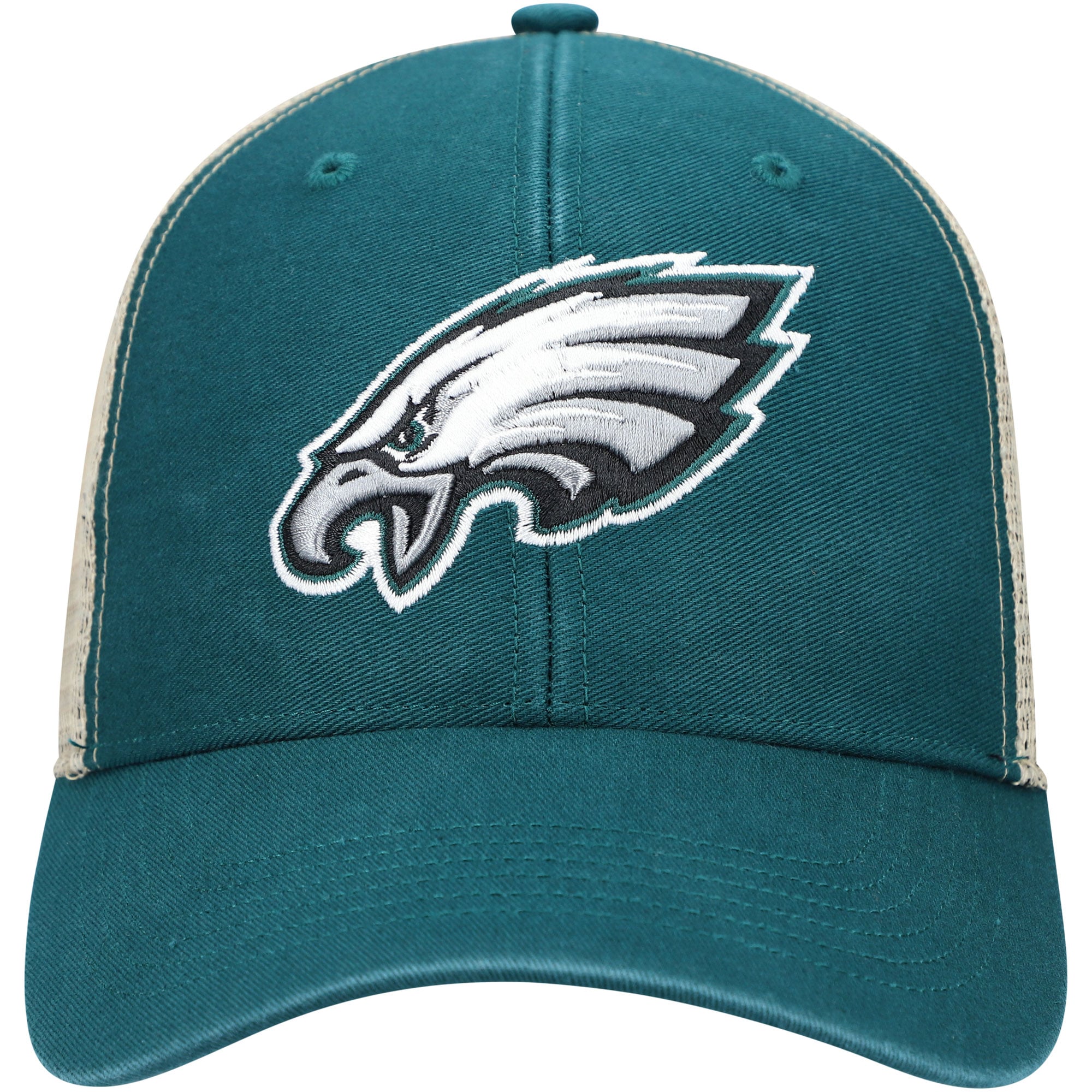 Men's '47 Kelly Green/Natural Philadelphia Eagles Flagship MVP Trucker Adjustable Hat