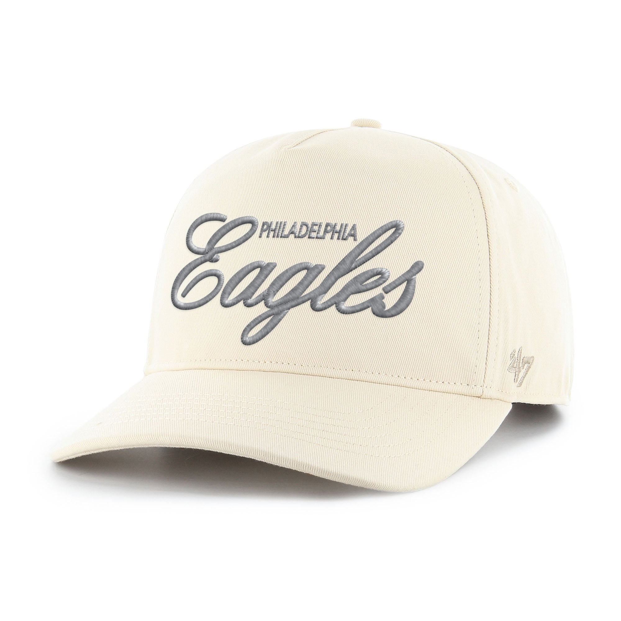 Men's '47 Natural Philadelphia Eagles Foundational Script Hitch Adjustable Hat