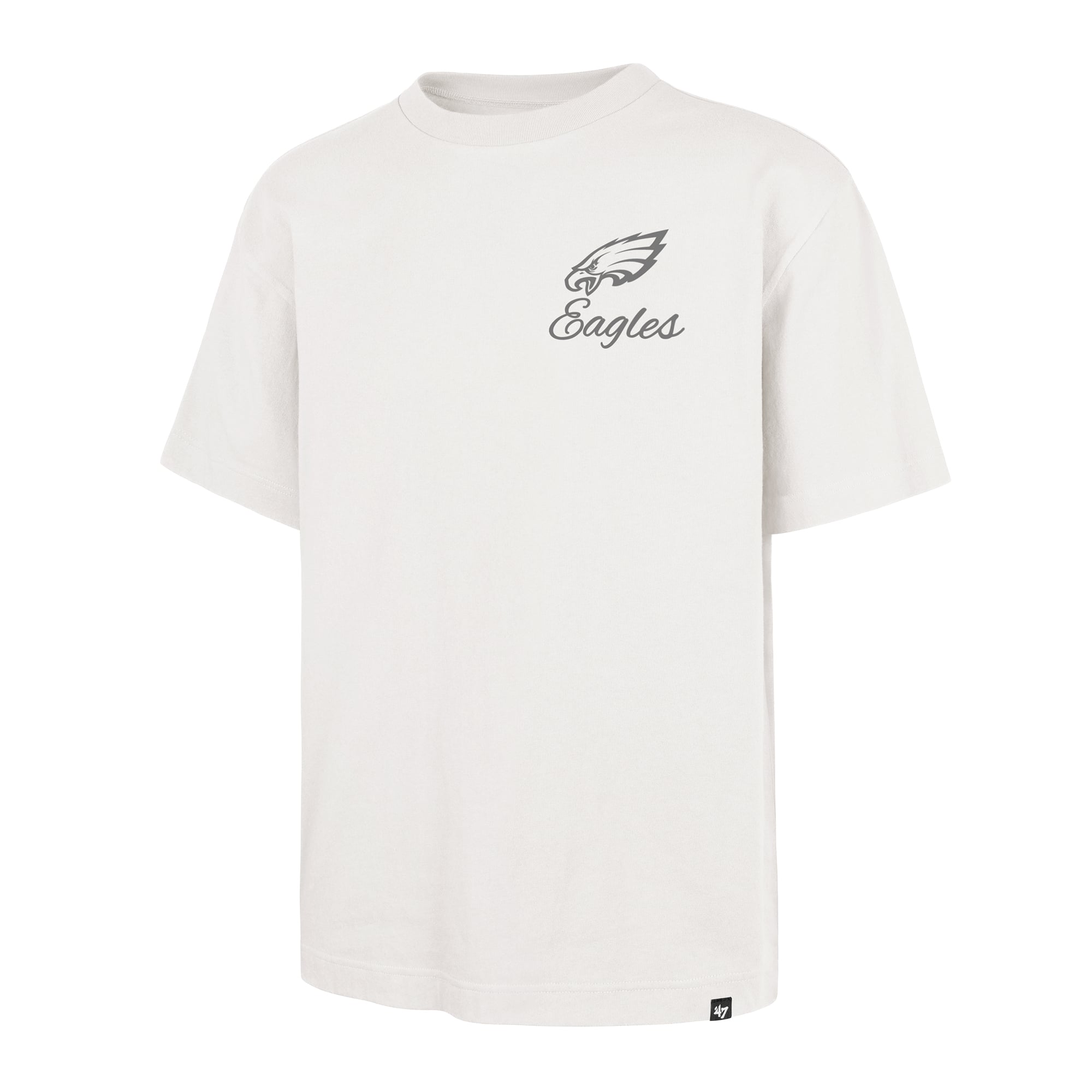 Men's '47 Off White Philadelphia Eagles Photon Dust Foundation T-Shirt