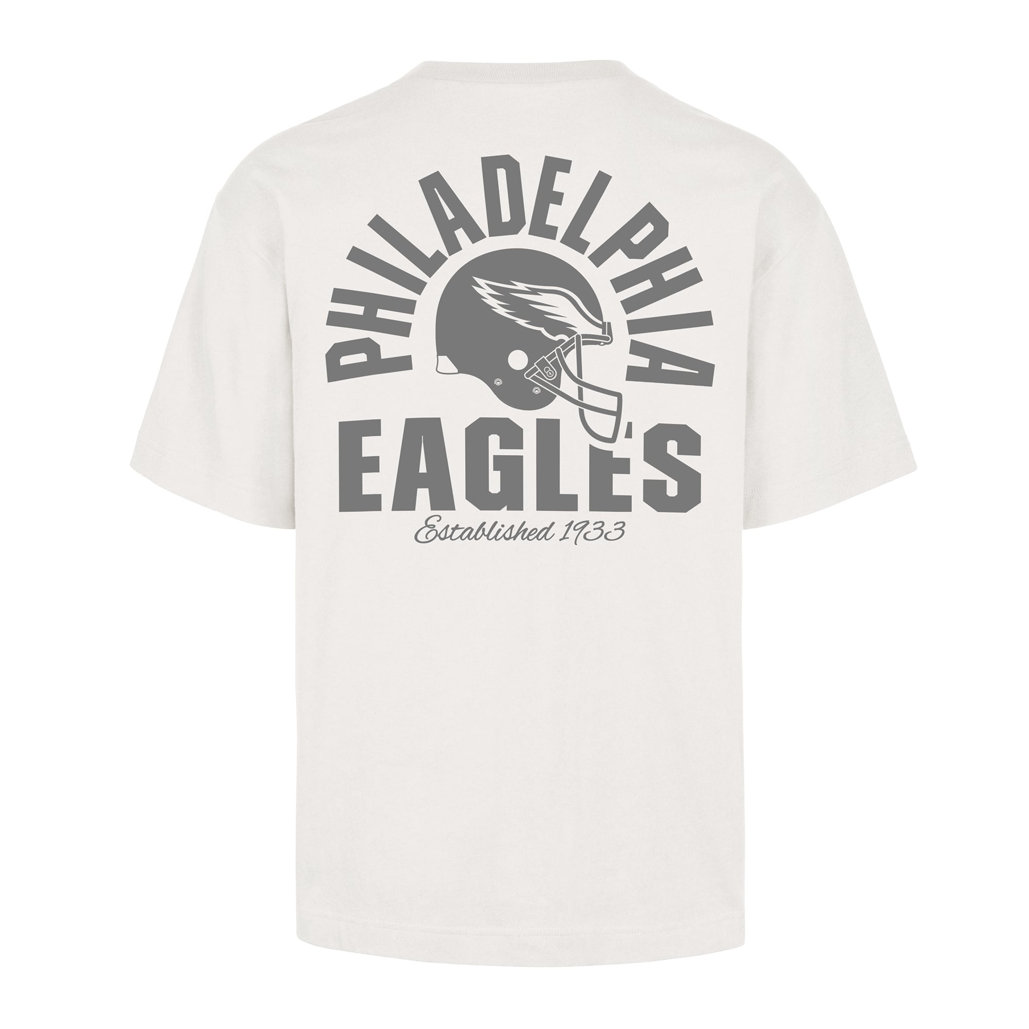 Men's '47 Off White Philadelphia Eagles Photon Dust Foundation T-Shirt
