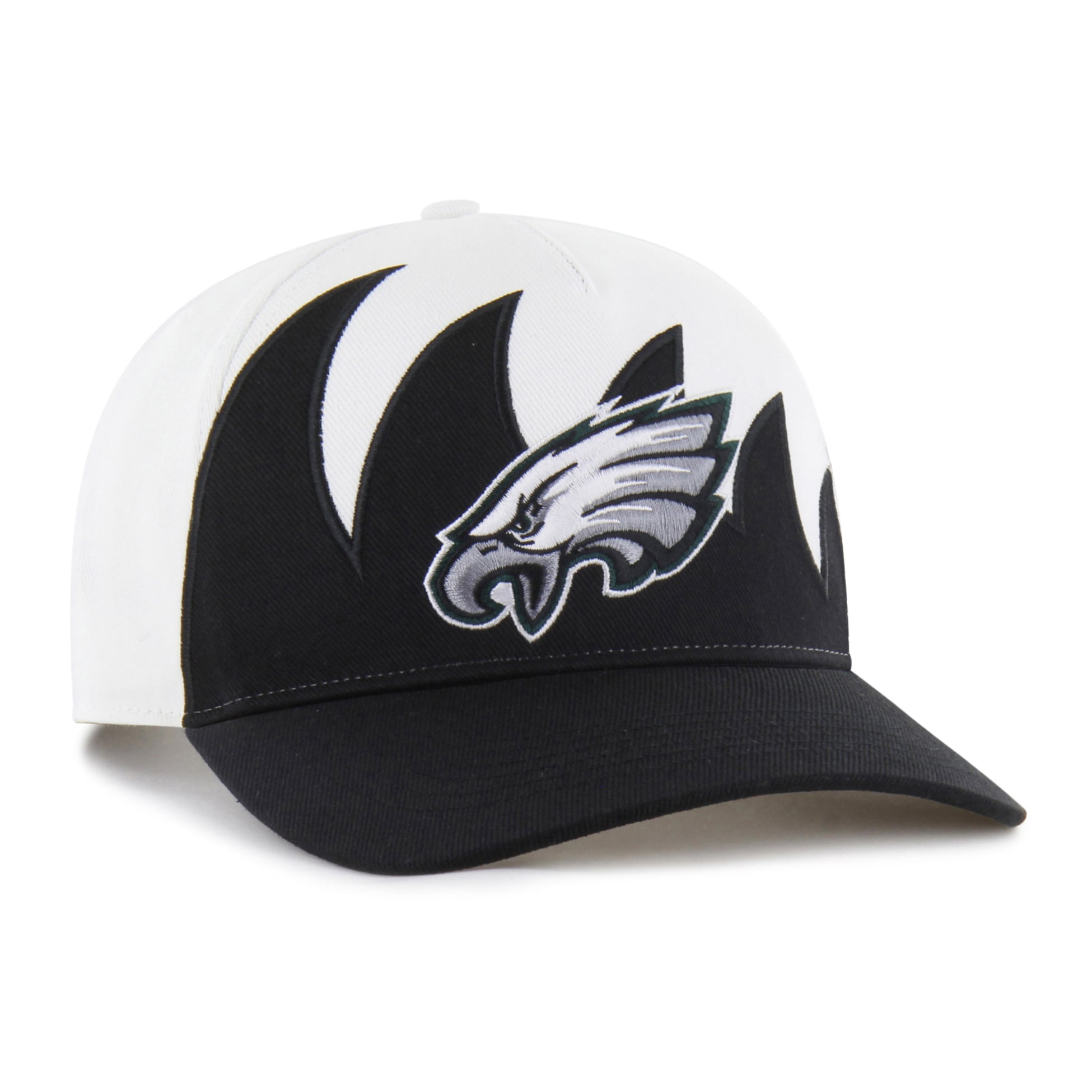 Men's '47 White Philadelphia Eagles Jagged Hitch Adjustable Hat