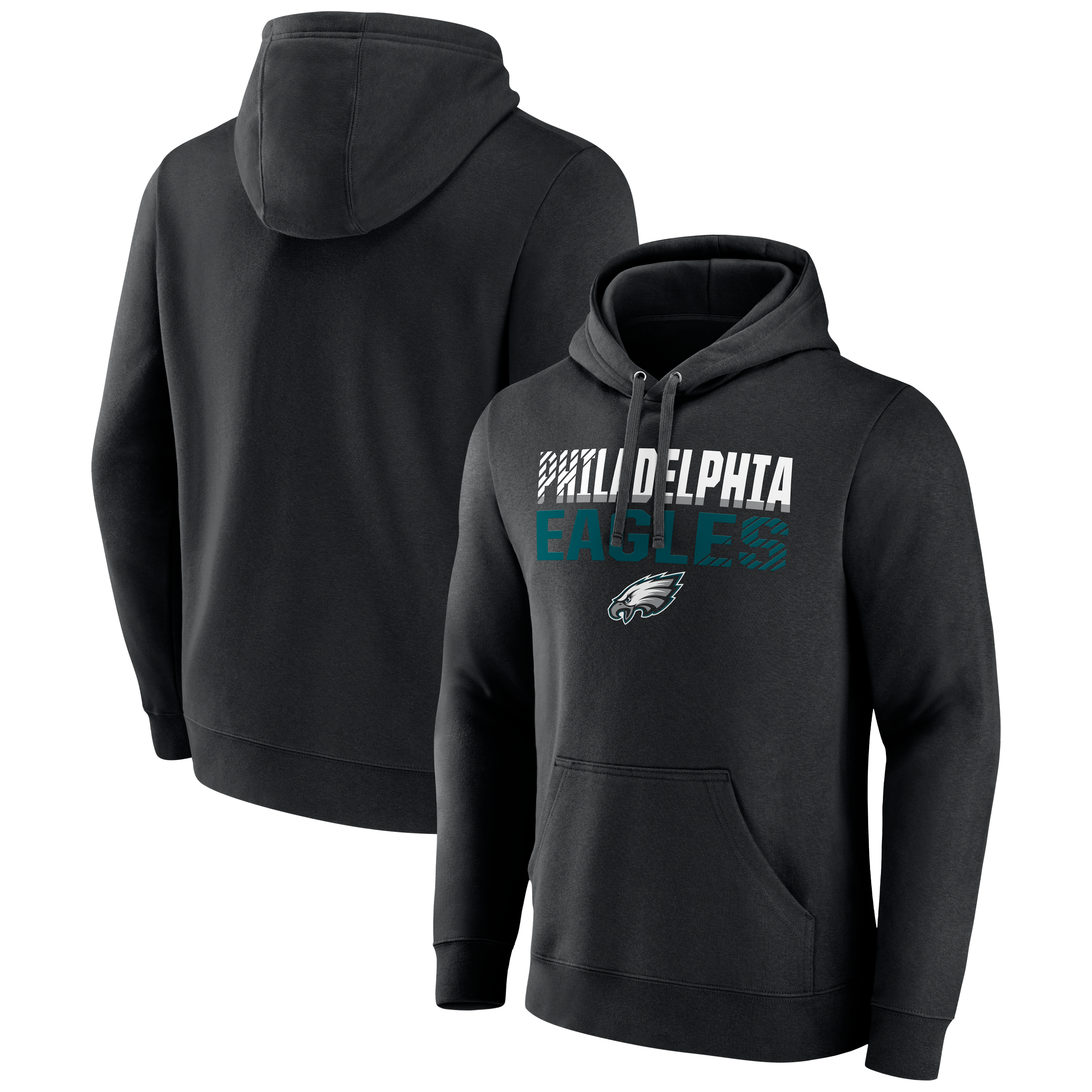 Sweat à capuche noir Philadelphia Eagles pour homme