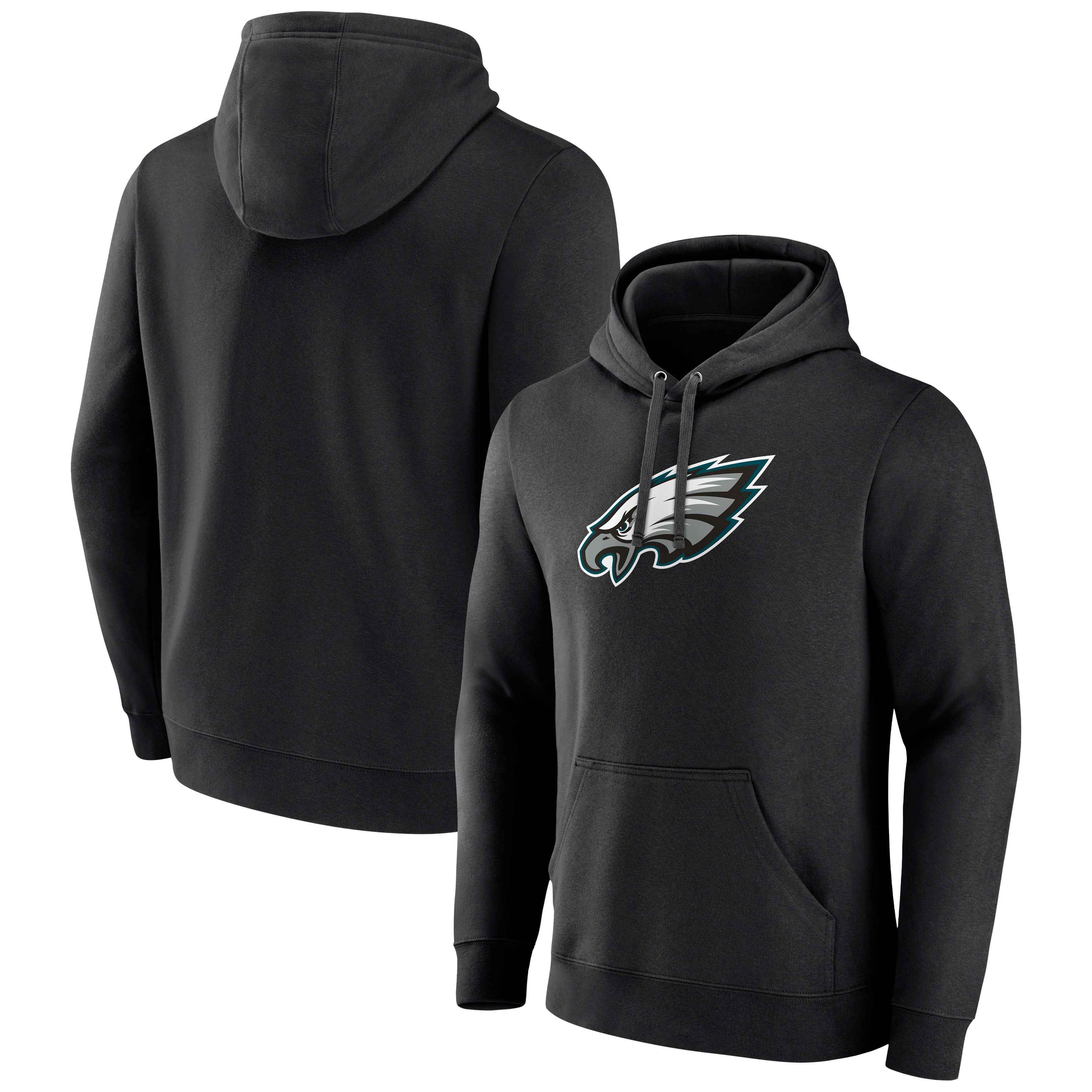 Men's Black Philadelphia Eagles Primary Logo Hoodie