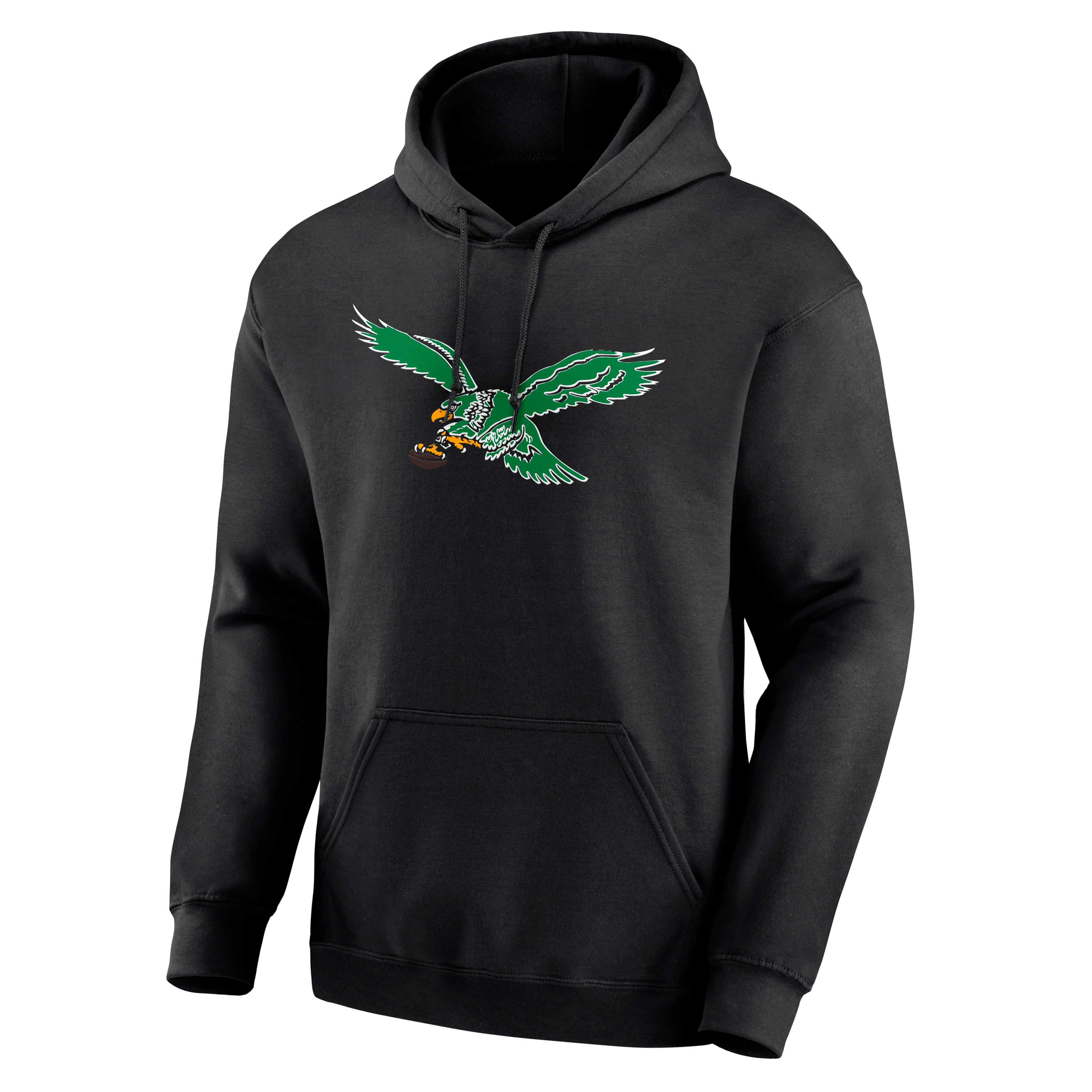 Men's Black Philadelphia Eagles Team Authentic Classic Personalized Name & Number Hoodie