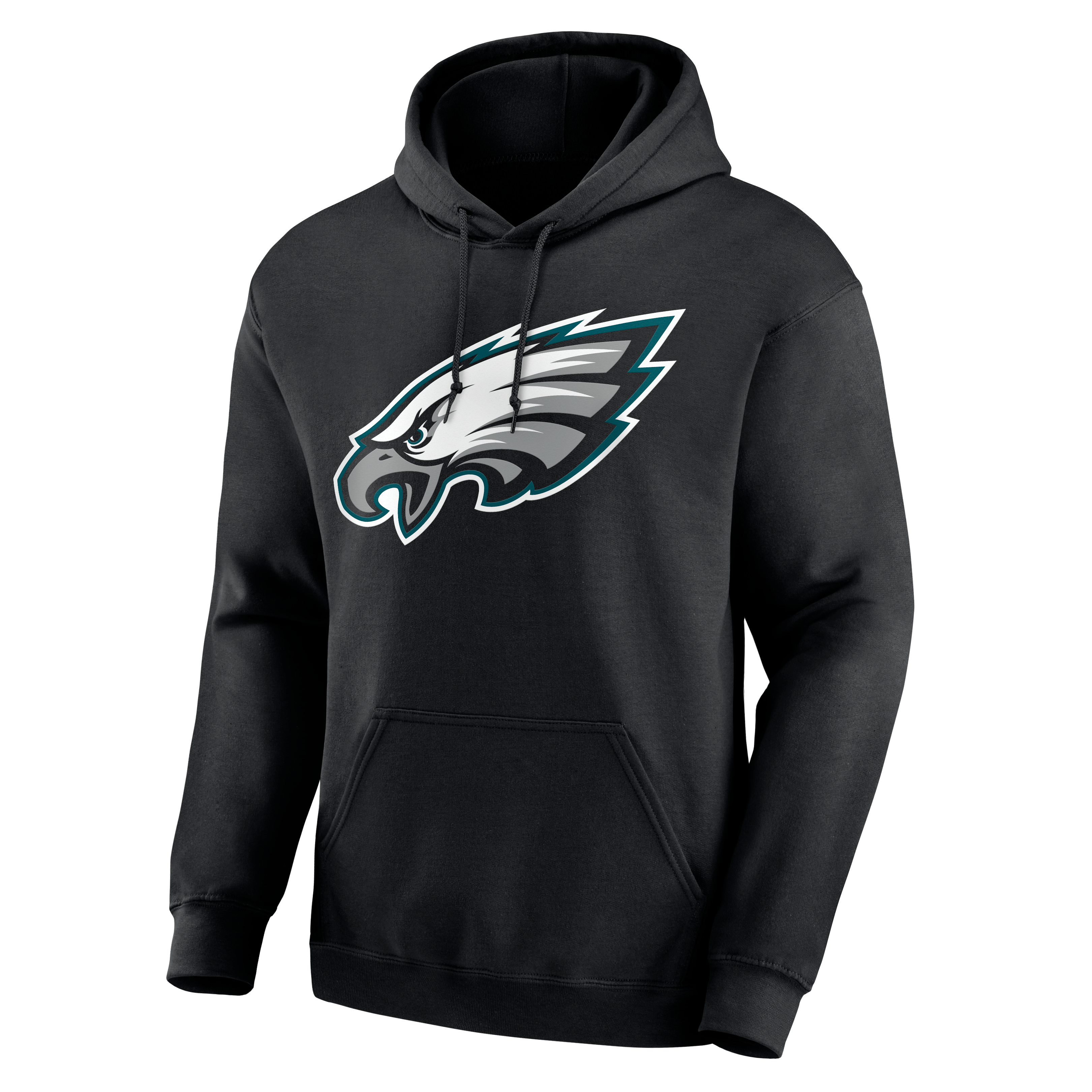 Men's Black Philadelphia Eagles Team Authentic Personalized Name & Number Hoodie