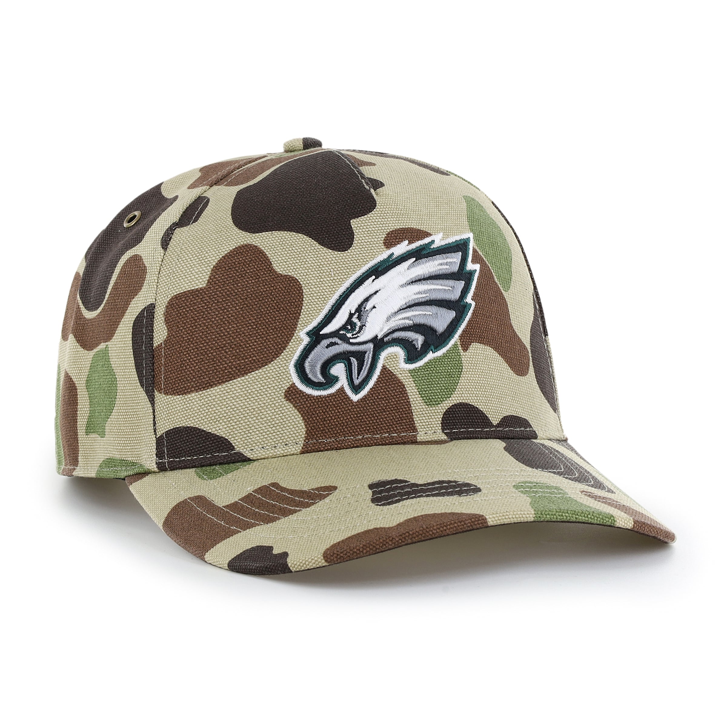 Casquette ajustable Carhartt x '47 Duck Camo Philadelphia Eagles Hitch pour homme
