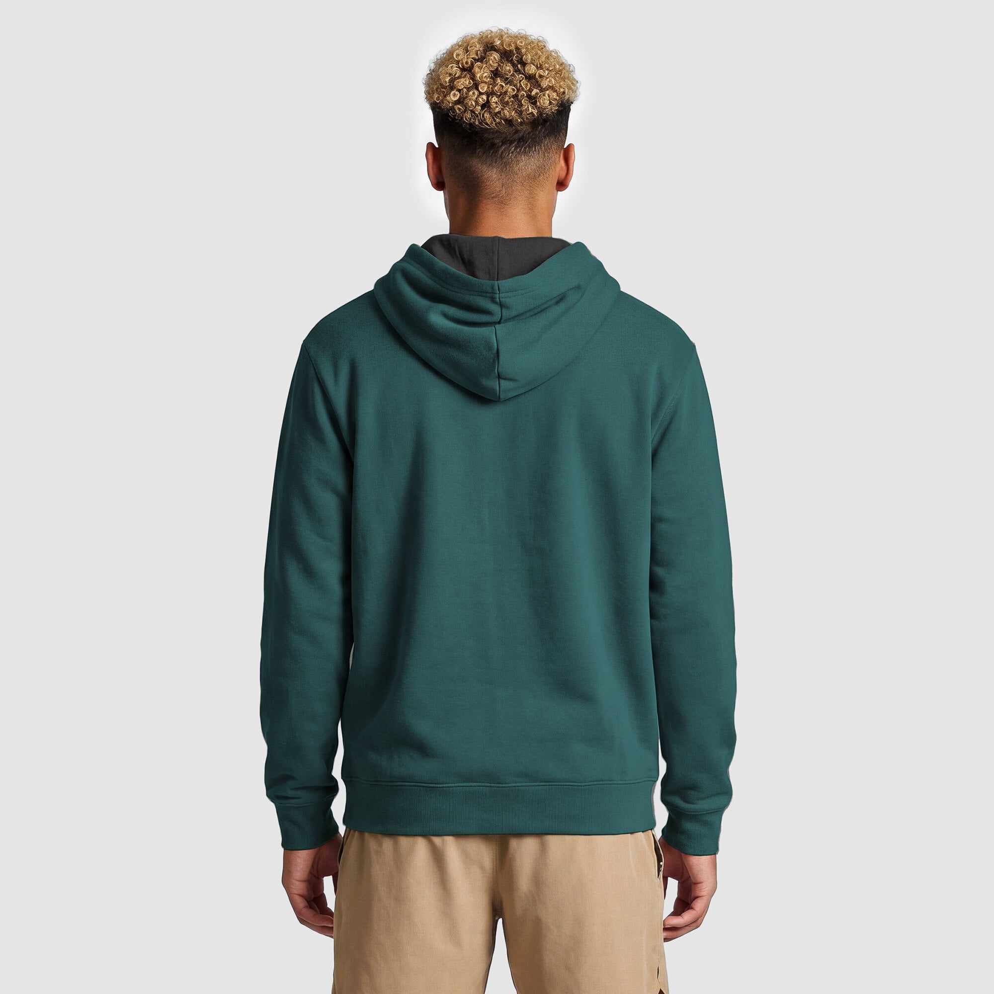 Sweat à capuche zippé Champion vert nuit/noir Philadelphia Eagles pour homme