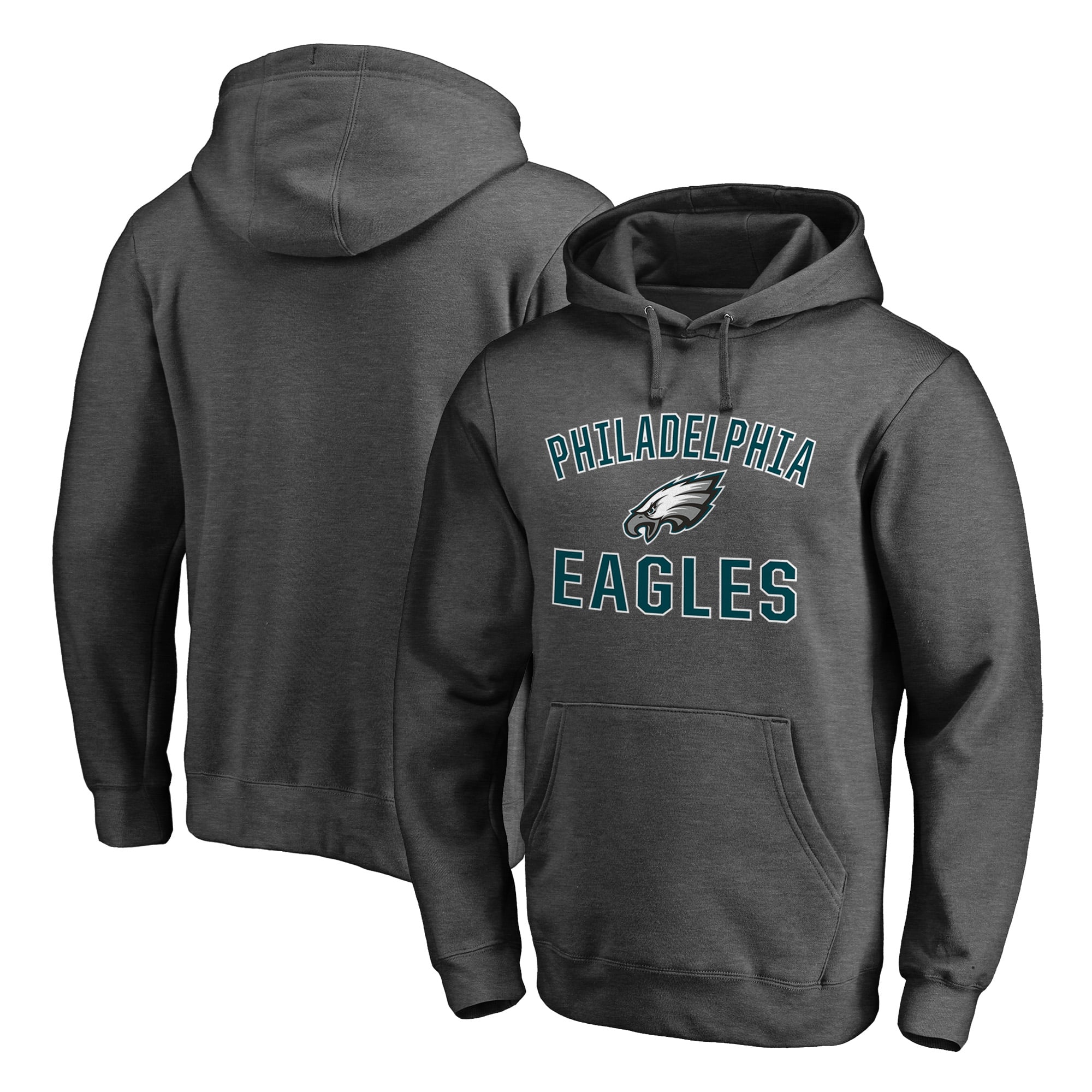 Sweat à capuche homme Philadelphia Eagles Victory Arch, couleur anthracite