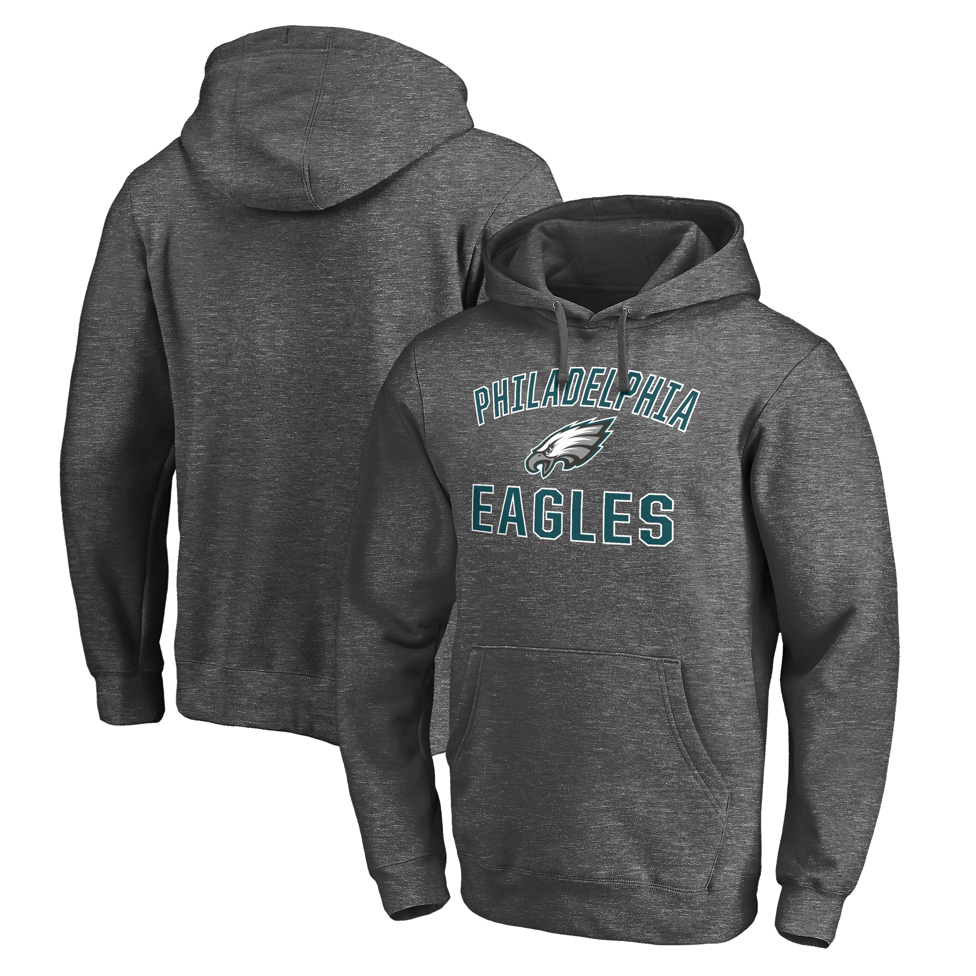 Sweat à capuche homme Philadelphia Eagles Victory Arch, couleur anthracite
