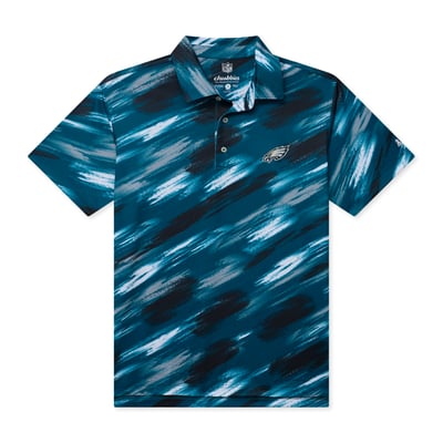 Philadelphia Eagles Chubbies Color Blitz Polo - Midnight Green