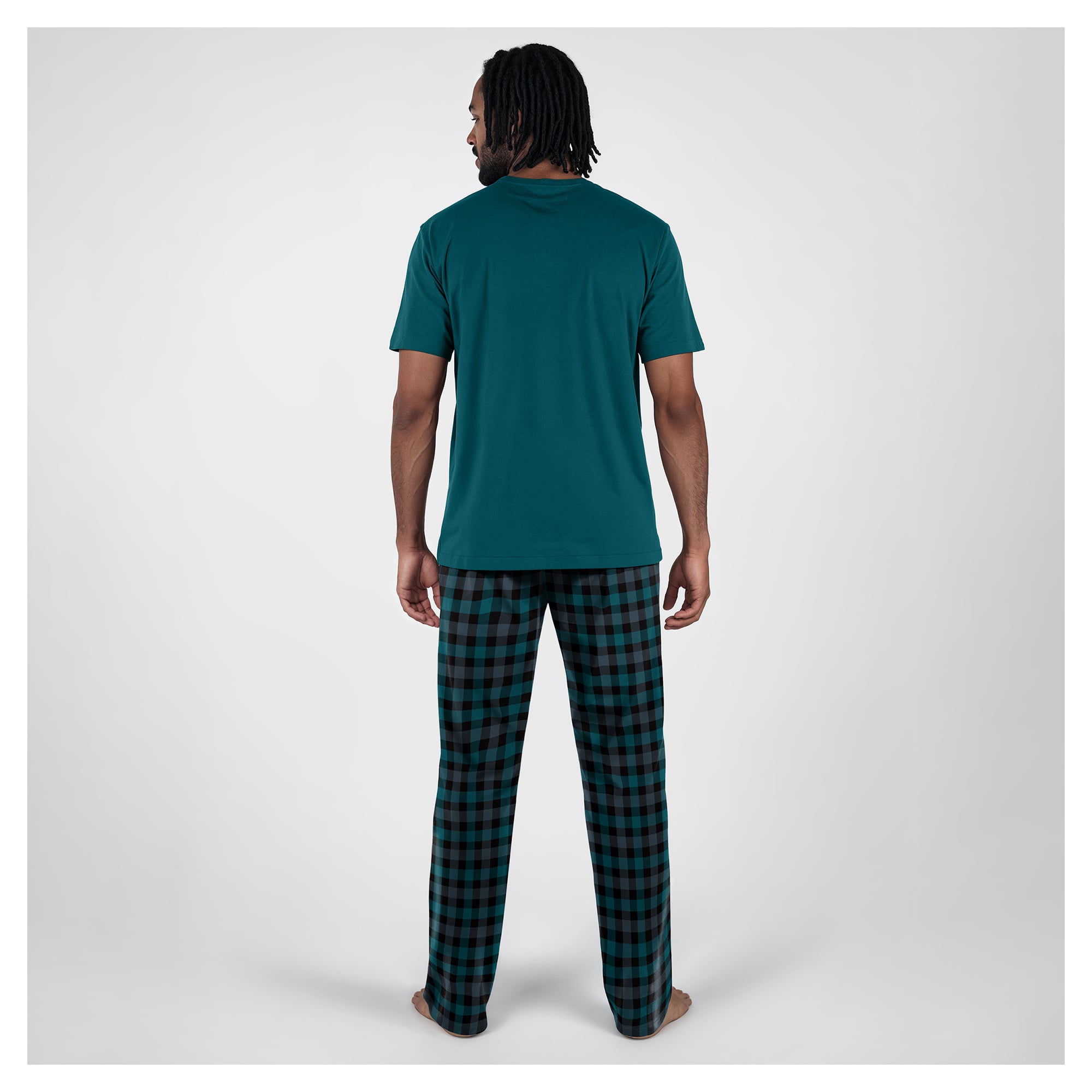 Men's Concepts Sport  Midnight Green Philadelphia Eagles Big & Tall Highland Sleep Set