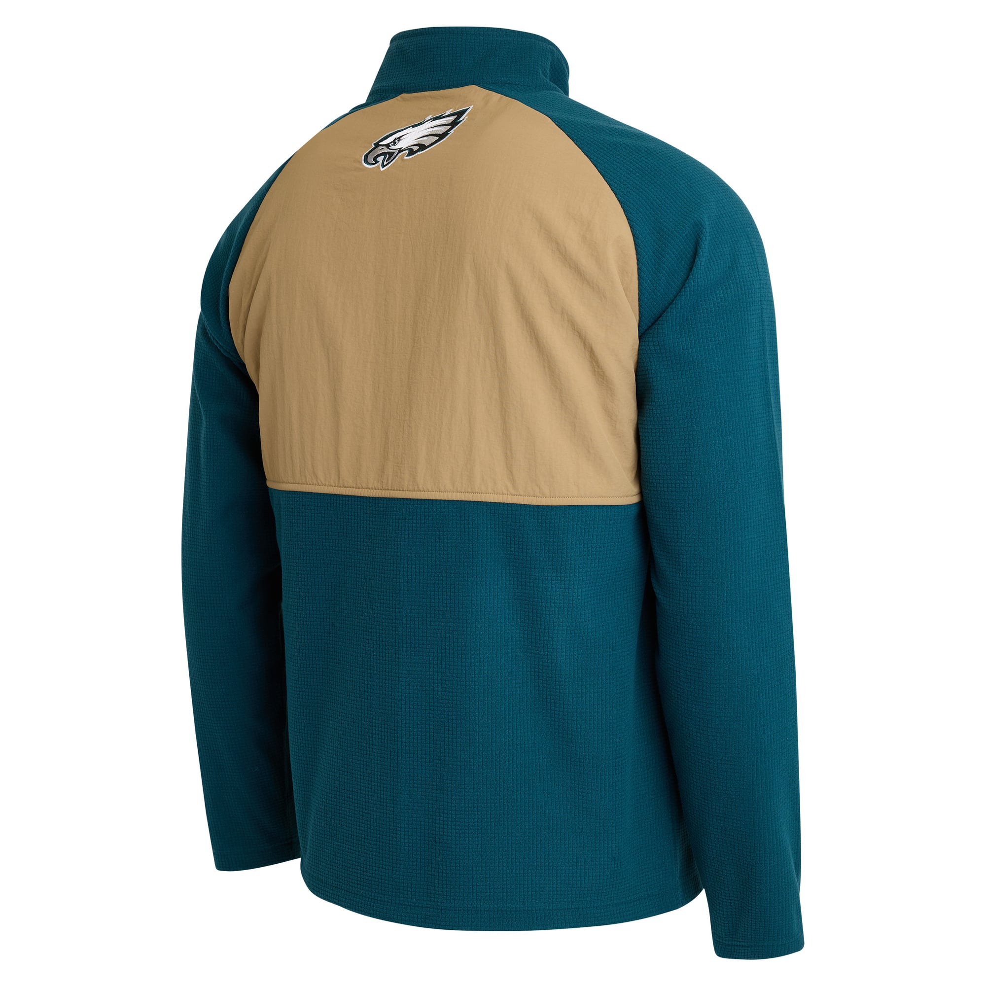 Veste raglan zippée vert nuit/beige Philadelphia Eagles de la collection Darius Rucker pour homme par Fanatics