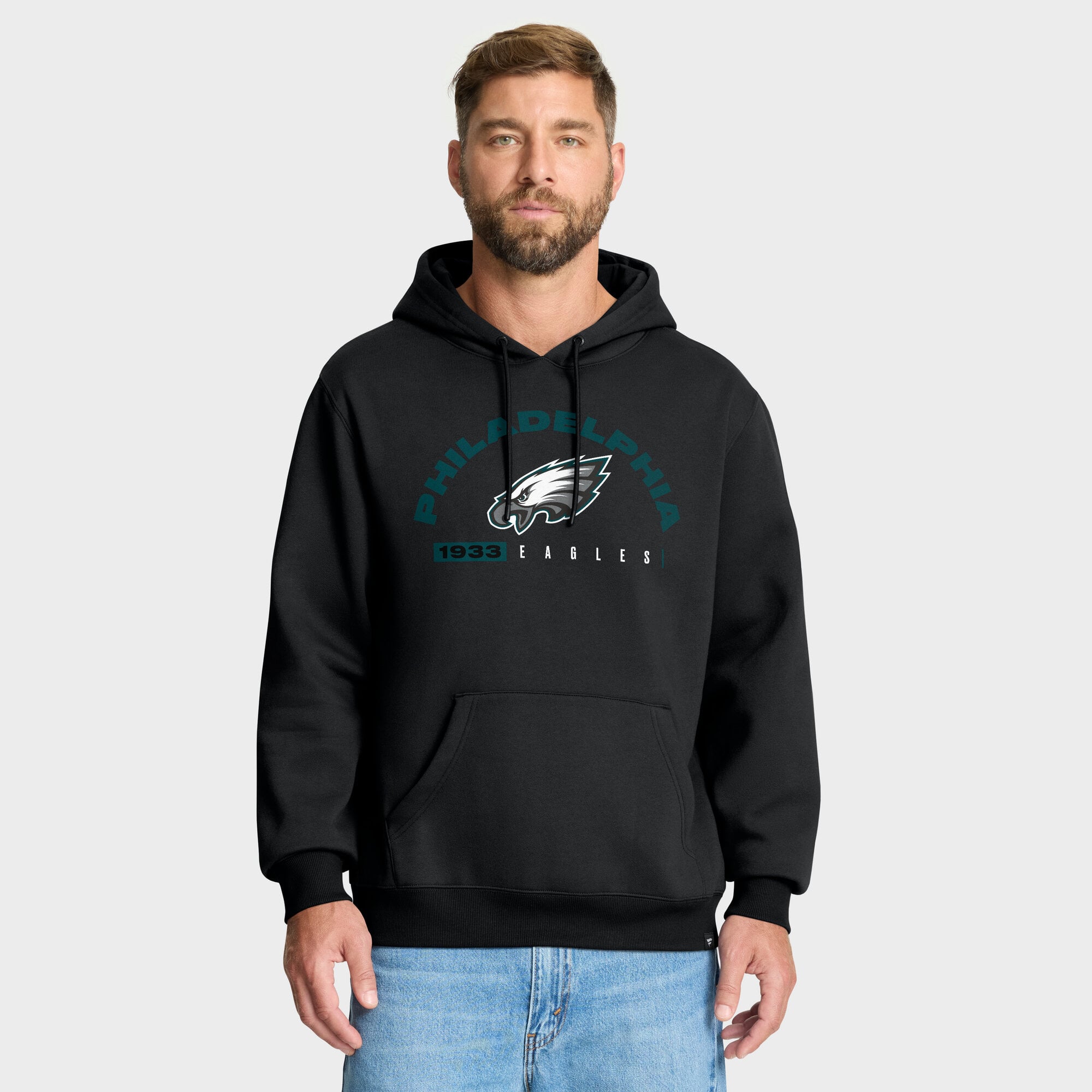 Sweat à capuche noir pour homme Fanatics Philadelphia Eagles Delay of Game Legacy