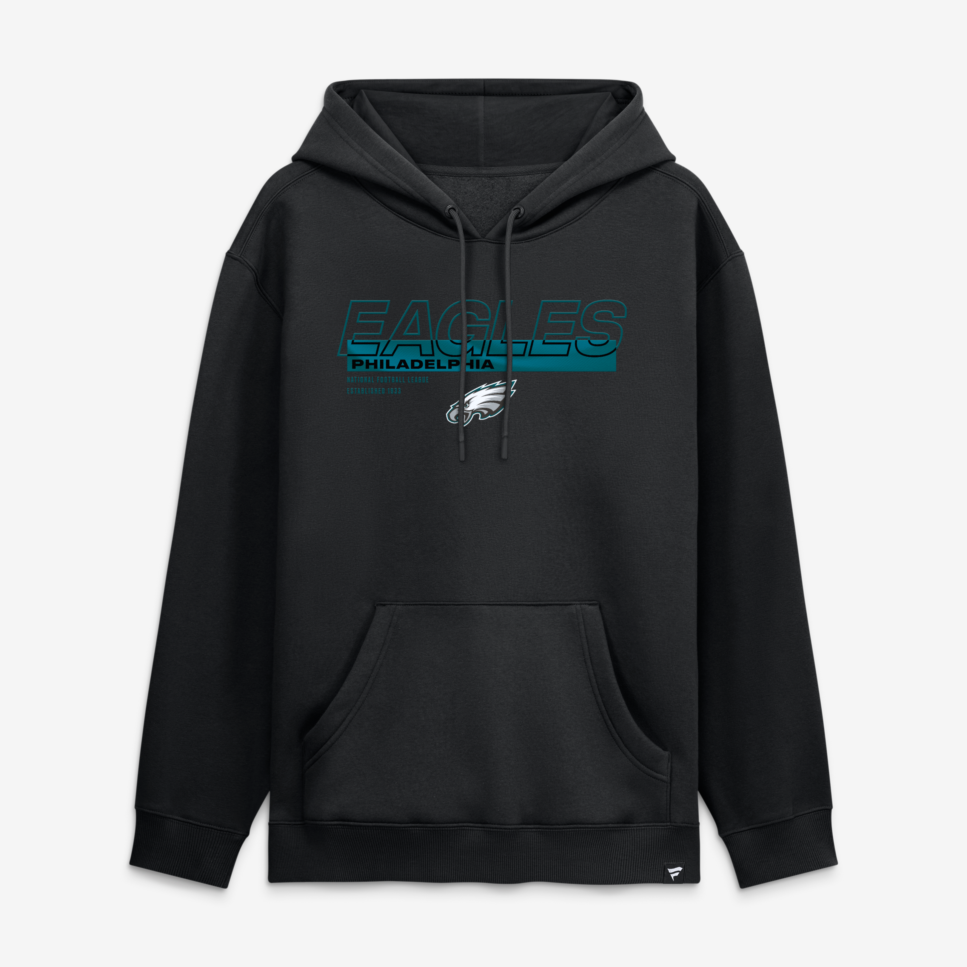 Sweat à capuche Fanatics Black Philadelphia Eagles Draw Play Legacy pour homme