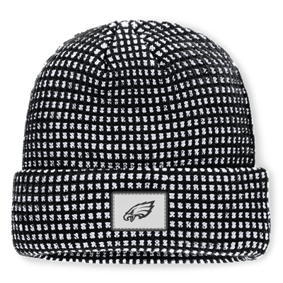 Philadelphia Eagles Fanatics Scheme Cuffed Knit Hat - Black/White
