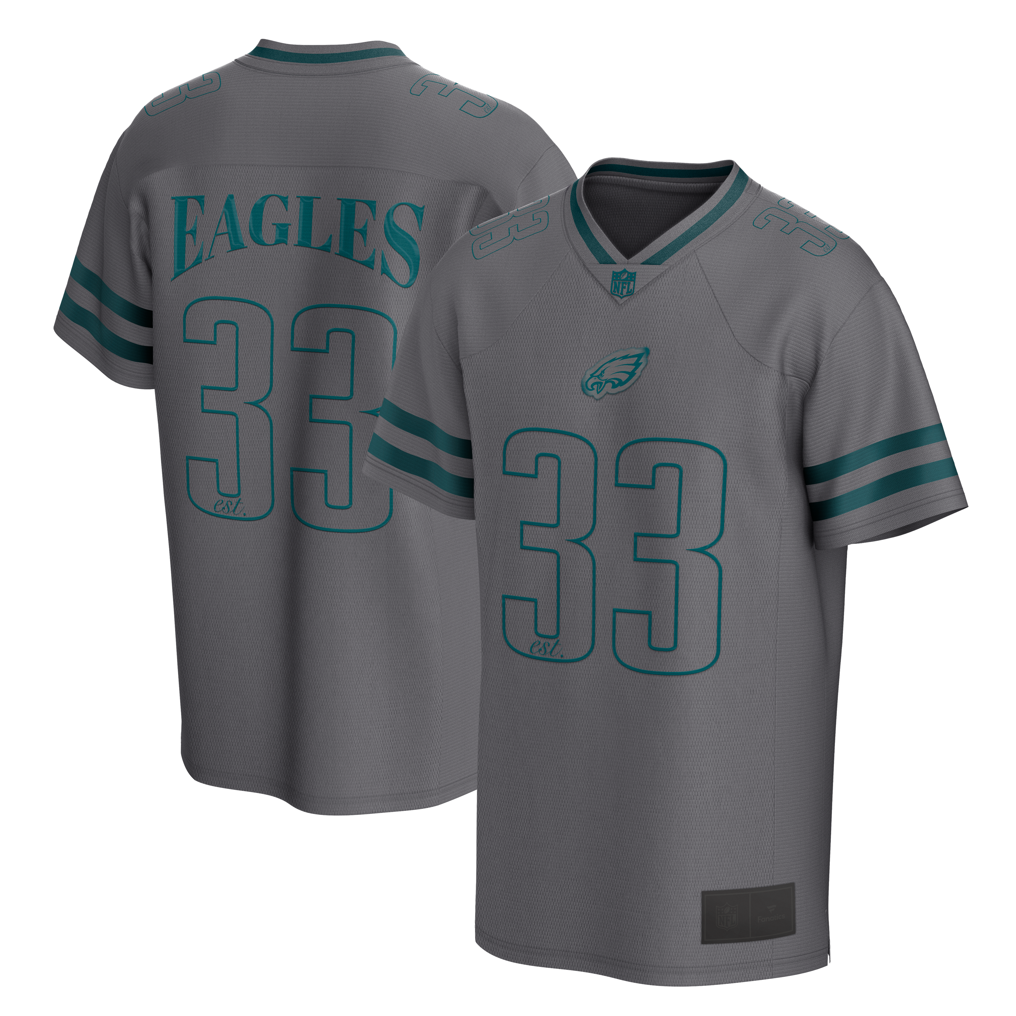 Men's Fanatics Gray Philadelphia Eagles After Hours Fashion Mesh Top