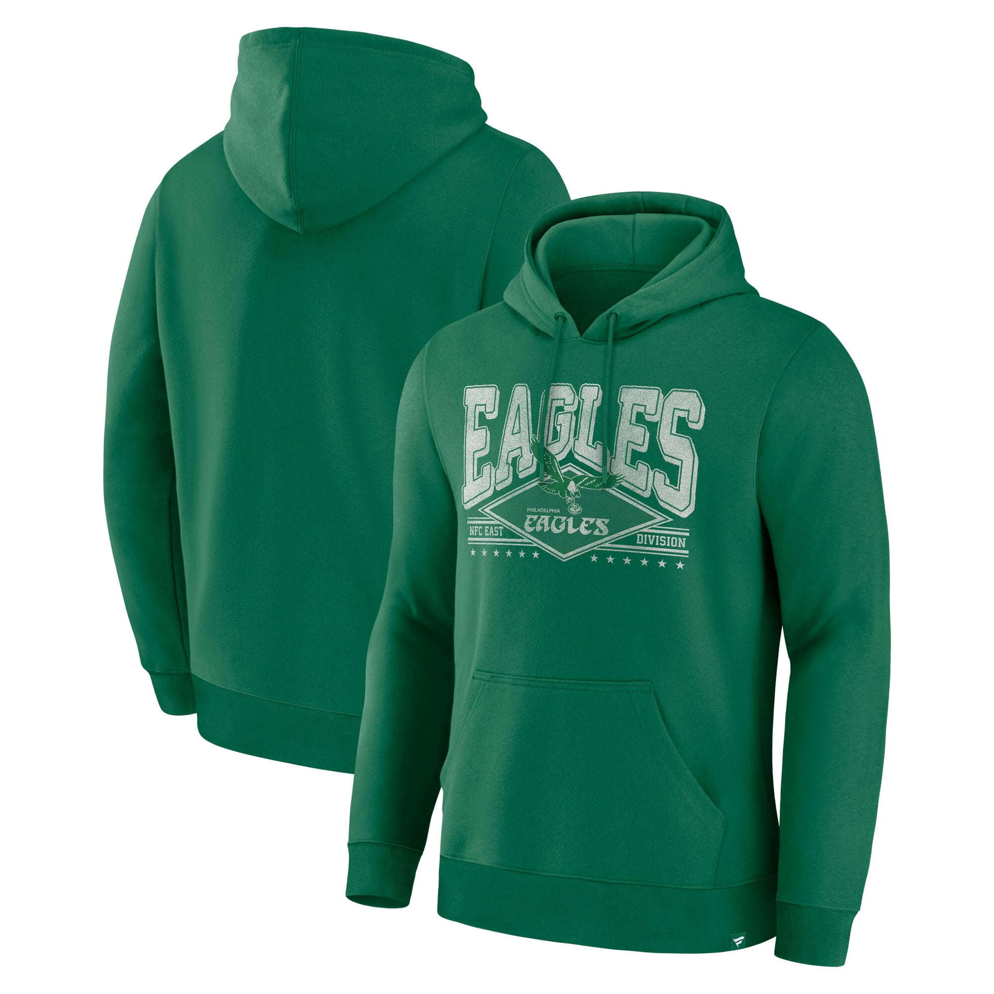 Men's Fanatics Kelly Green Philadelphia Eagles Delay Of The Game Legacy Fleece Hoodie