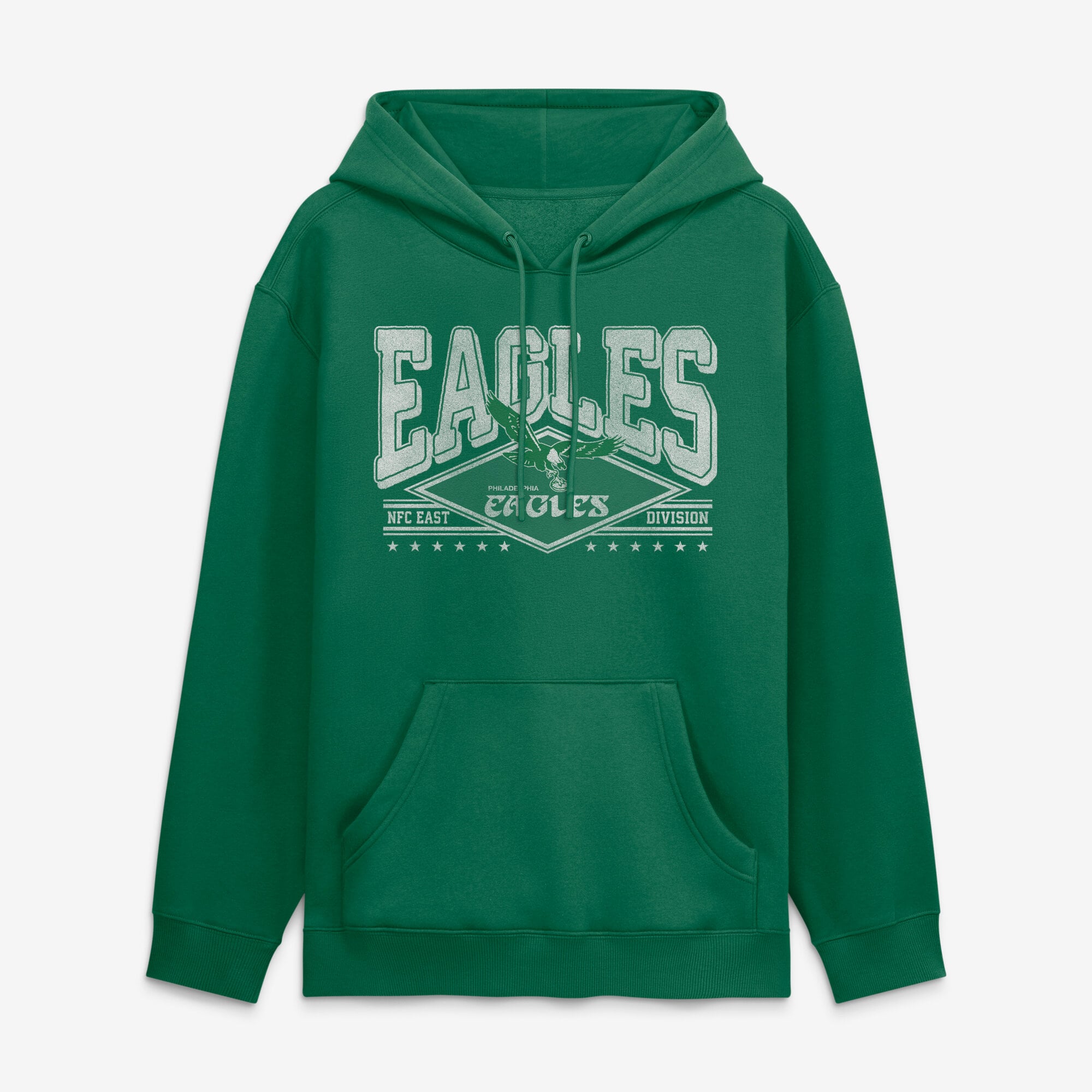 Men's Fanatics Kelly Green Philadelphia Eagles Delay Of The Game Legacy Fleece Hoodie