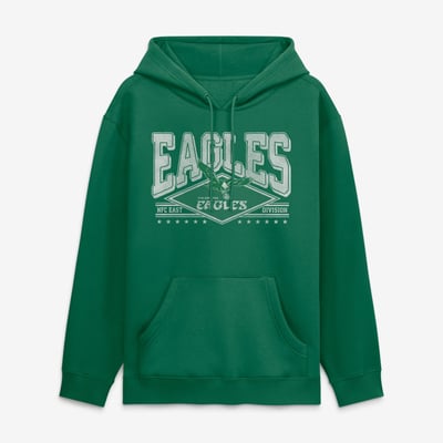 Philadelphia Eagles Fanatics Delay Of The Game Legacy Fleece Hoodie - Kelly Green
