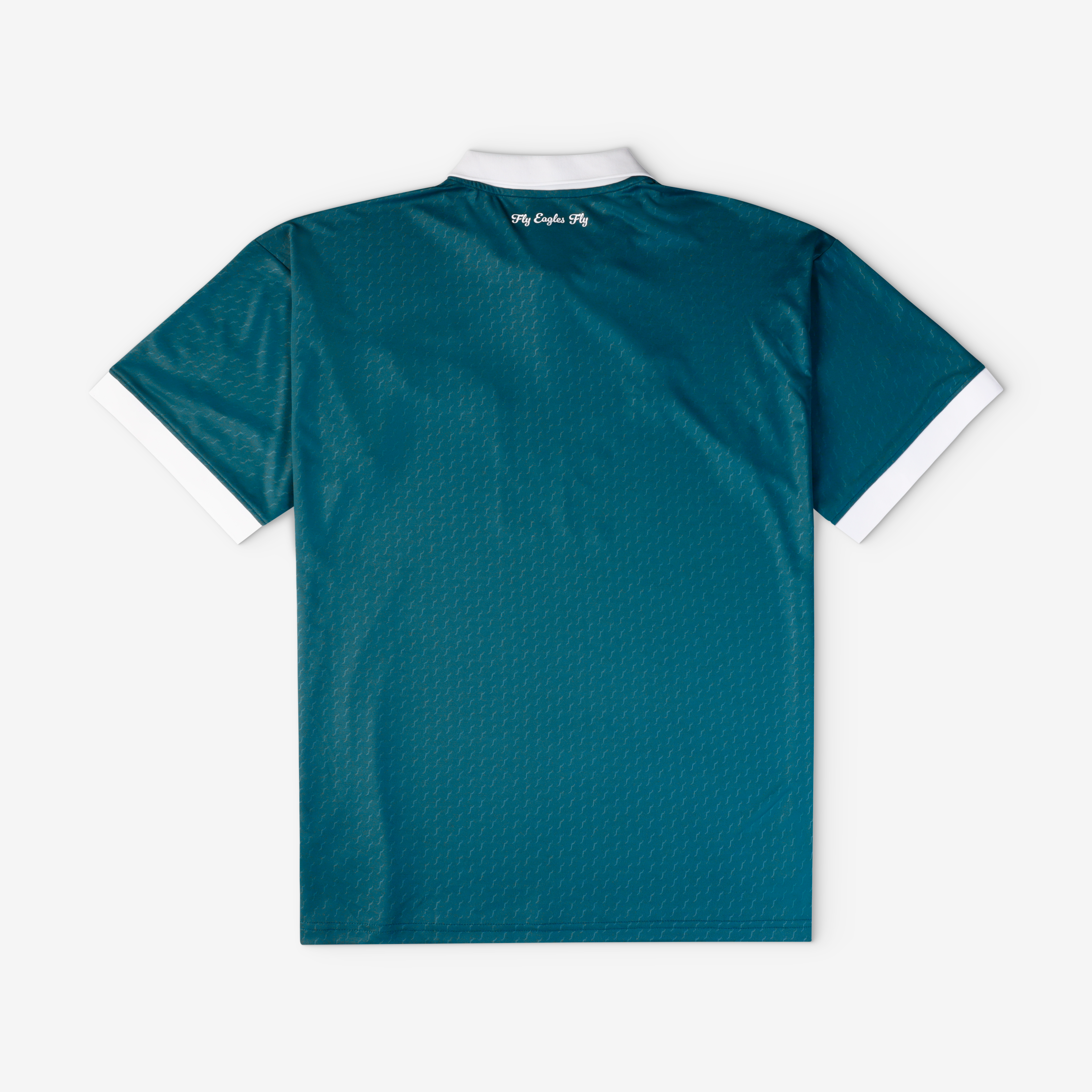 Men's Fanatics Midnight Green Philadelphia Eagles Football x Collared Fan Top