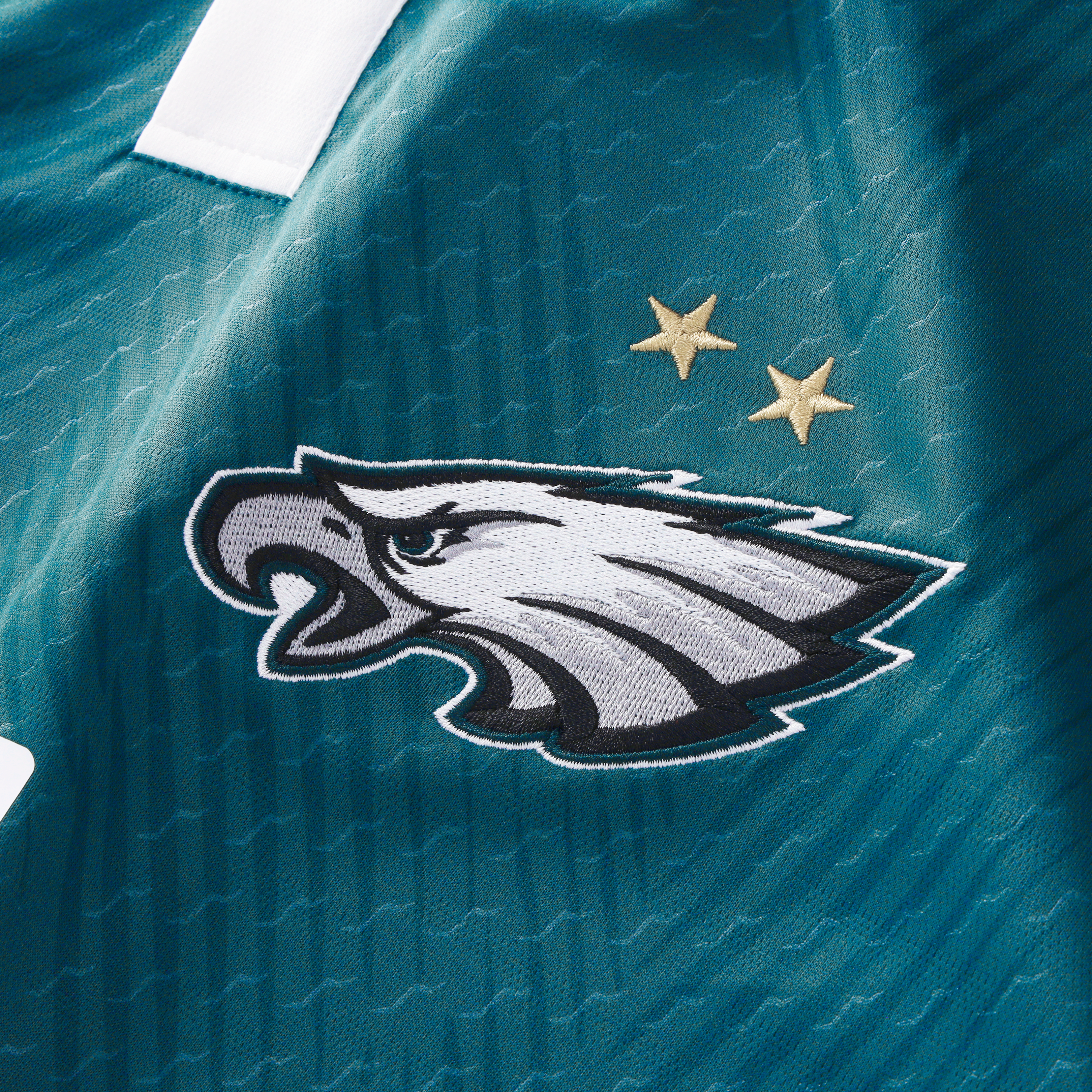 Men's Fanatics Midnight Green Philadelphia Eagles Football x Collared Fan Top