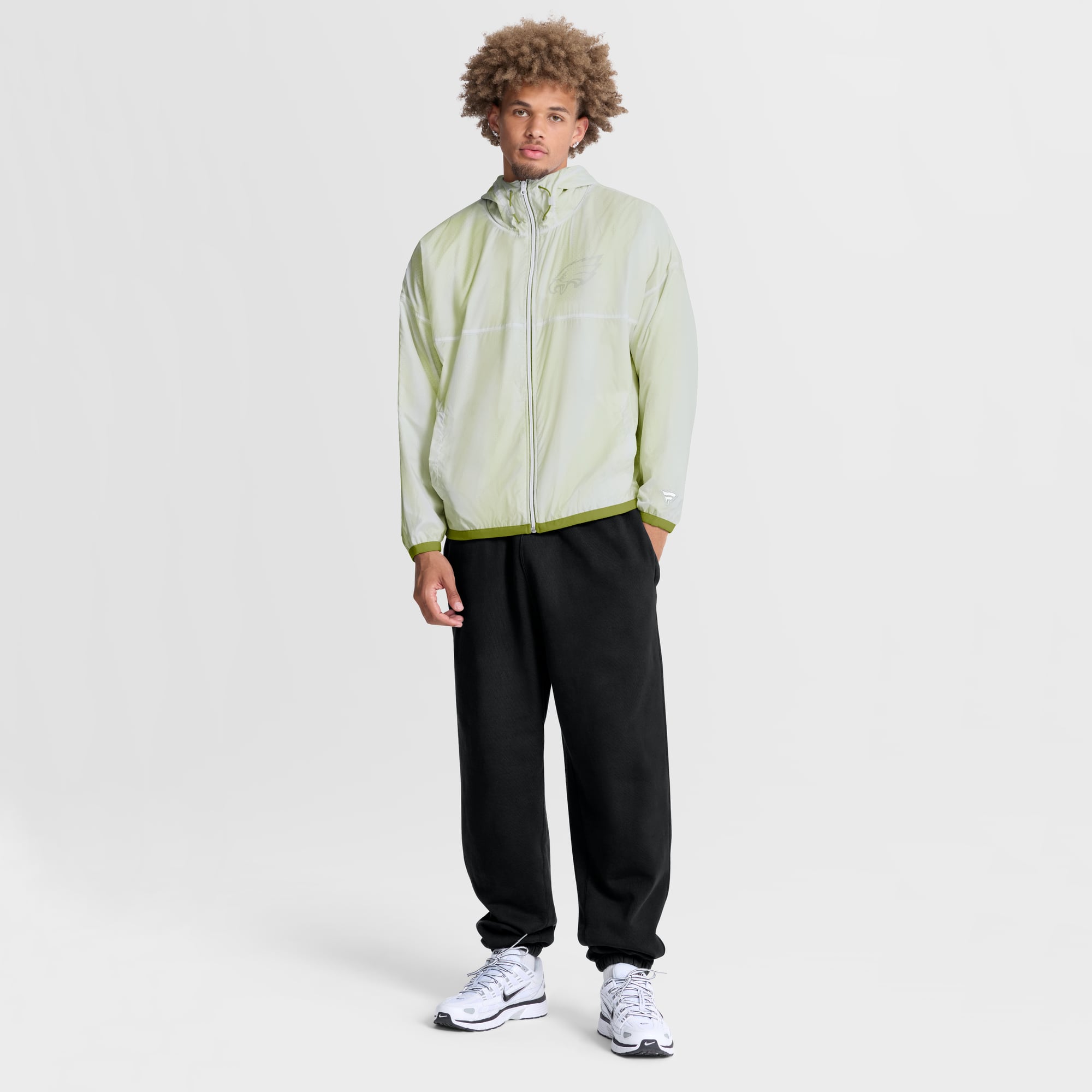Doudoune zippée intégrale blanche Philadelphia Eagles pour homme de la marque Fanatics