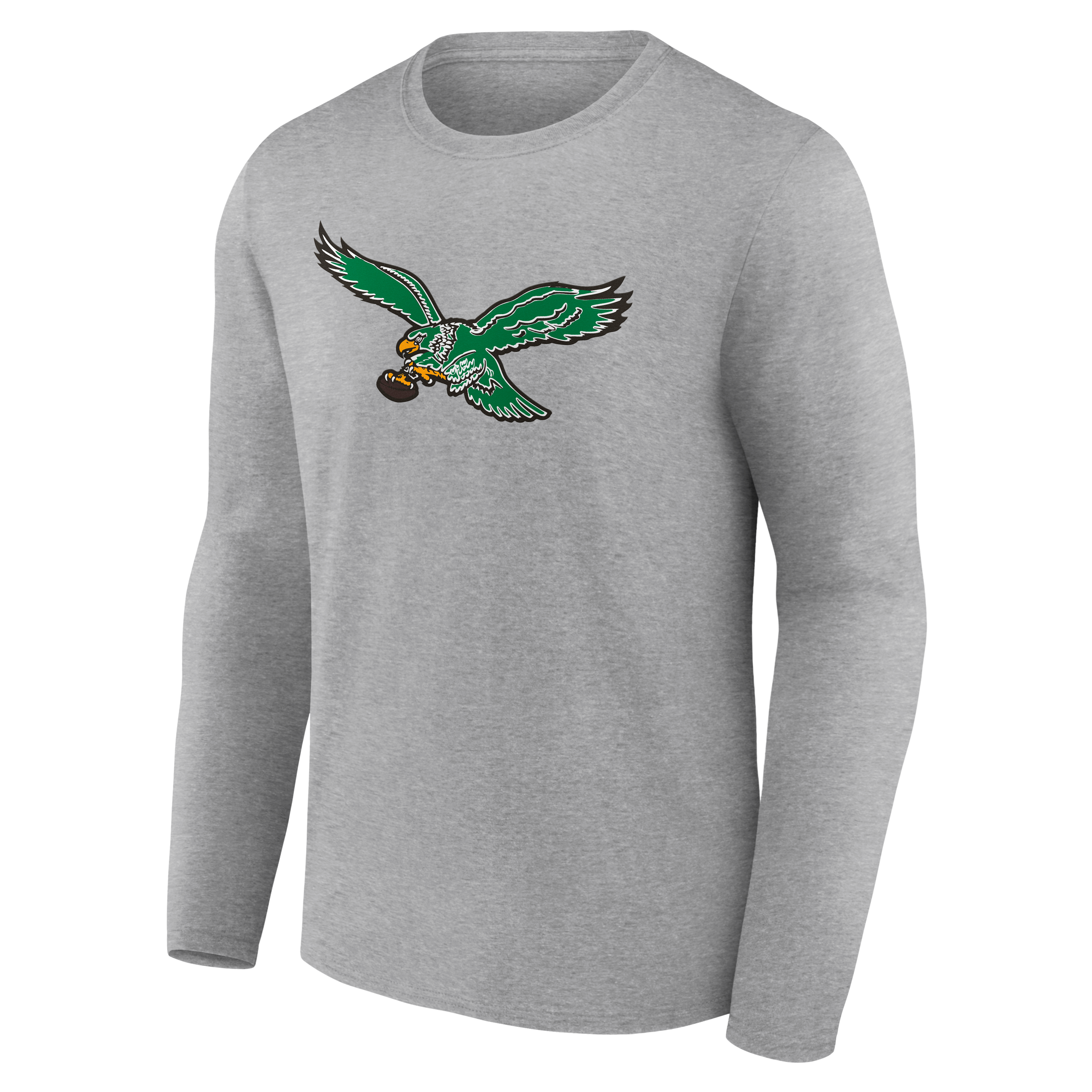 Men's Philadelphia Eagles Team Authentic Classic Personalized Name & Number Long Sleeve T-Shirt