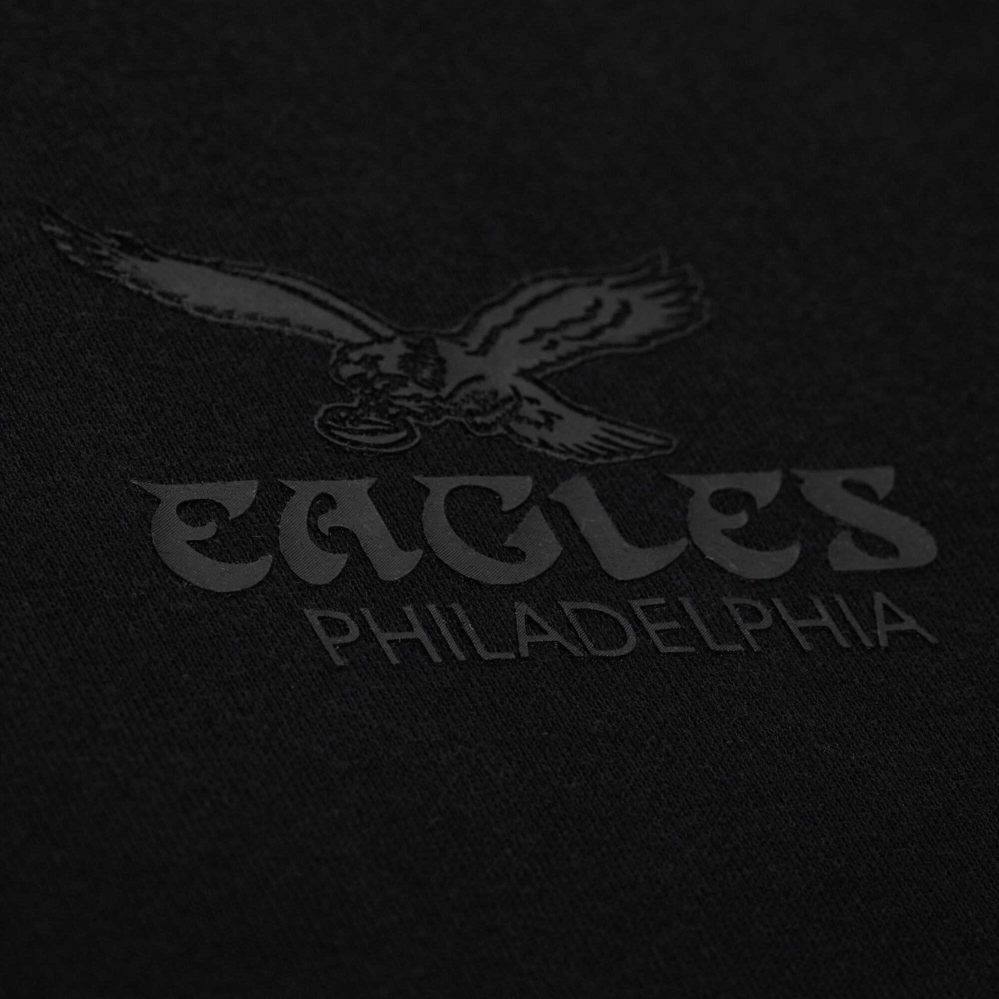 Men's Mitchell & Ness Philadelphia Eagles Core Essentials Micro Logo Fleece Sweatshirt