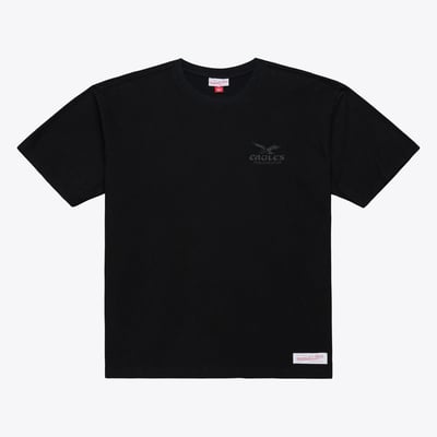 Philadelphia Eagles Mitchell & Ness Core Essentials Micro Logo T-Shirt - Black
