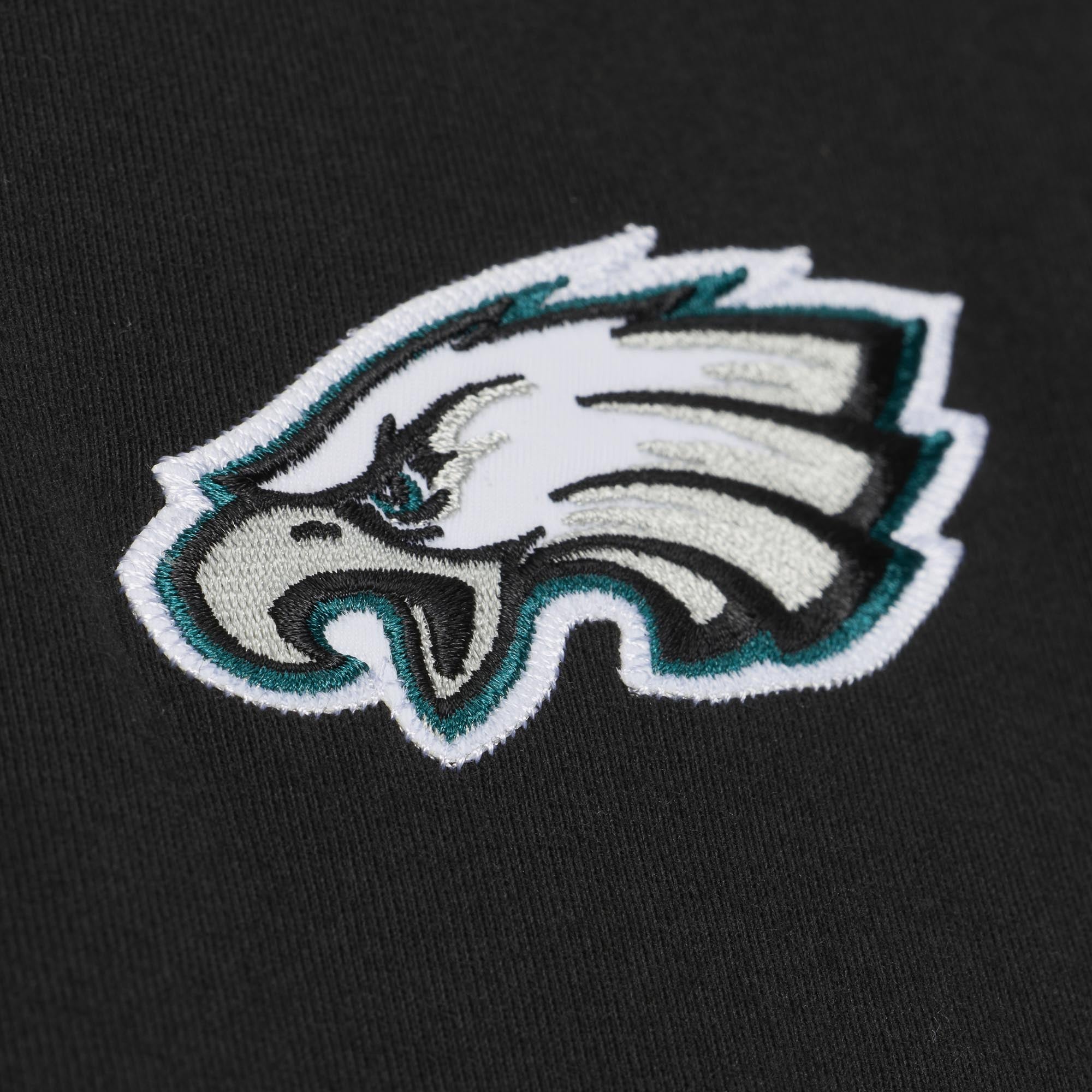 T-shirt Mitchell & Ness Brian Dawkins noir pour homme, joueur solo retraité des Eagles de Philadelphie
