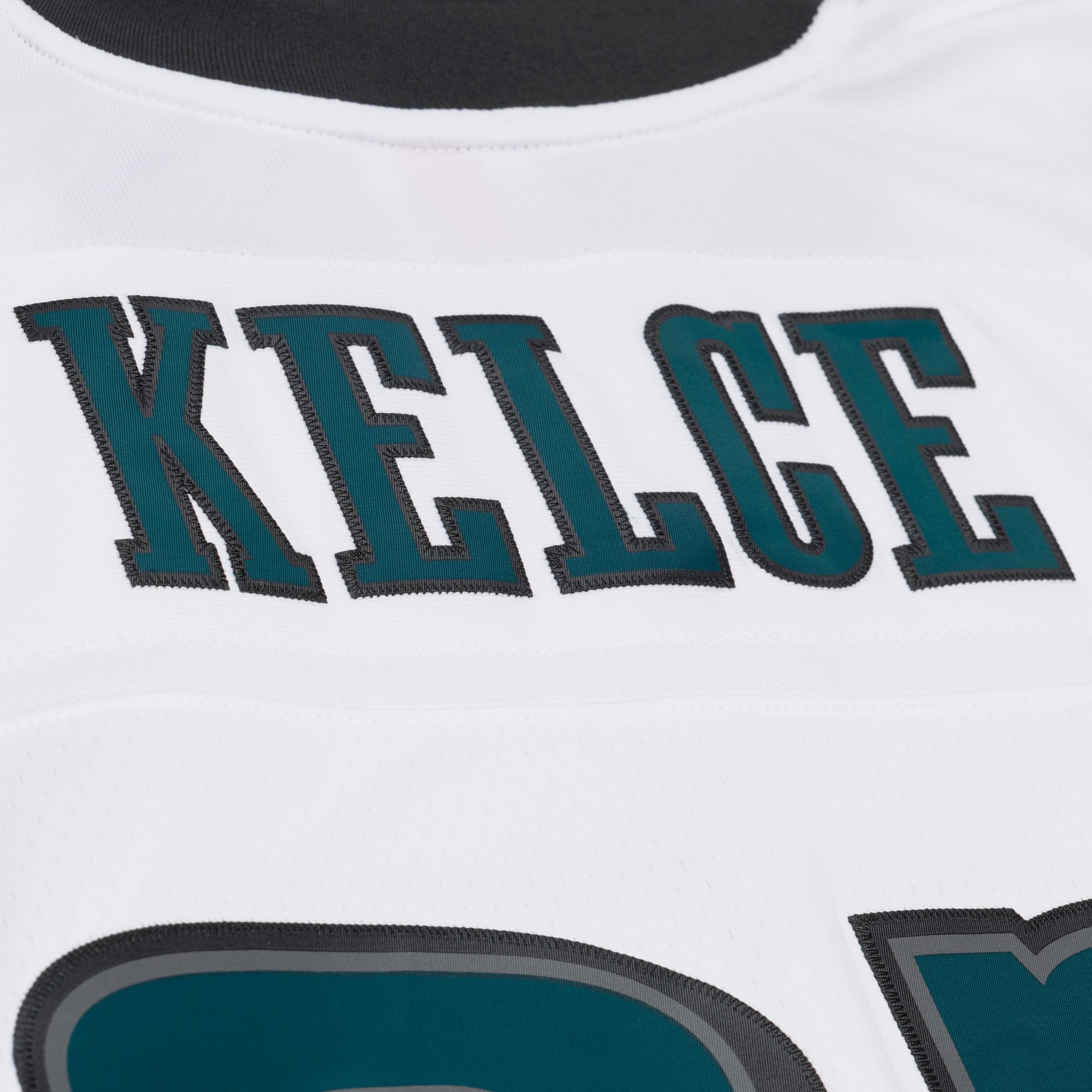 Maillot réplique Legacy 2011 de Jason Kelce, blanc, Mitchell & Ness, pour homme