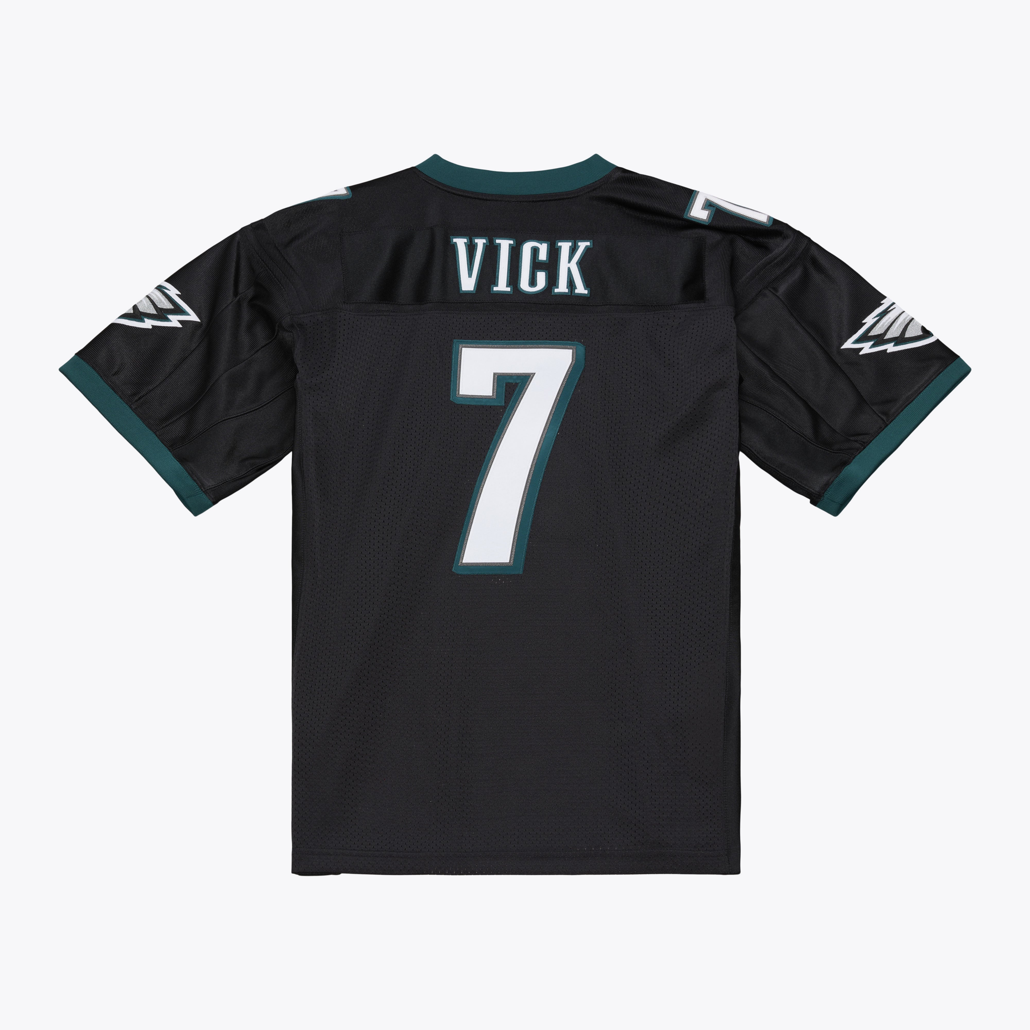 Men's Mitchell & Ness Michael Vick Black Philadelphia Eagles 2012 Authentic Throwback Jersey