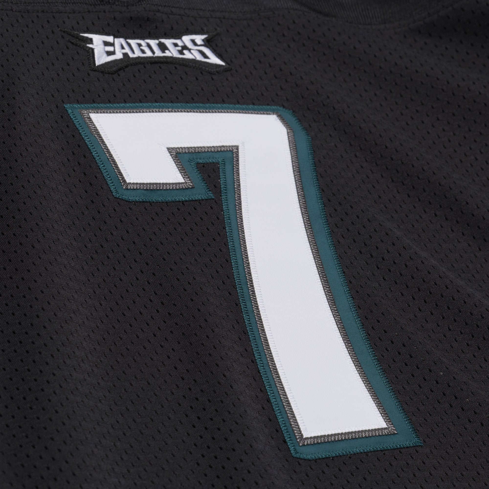 Men's Mitchell & Ness Michael Vick Black Philadelphia Eagles 2012 Authentic Throwback Jersey