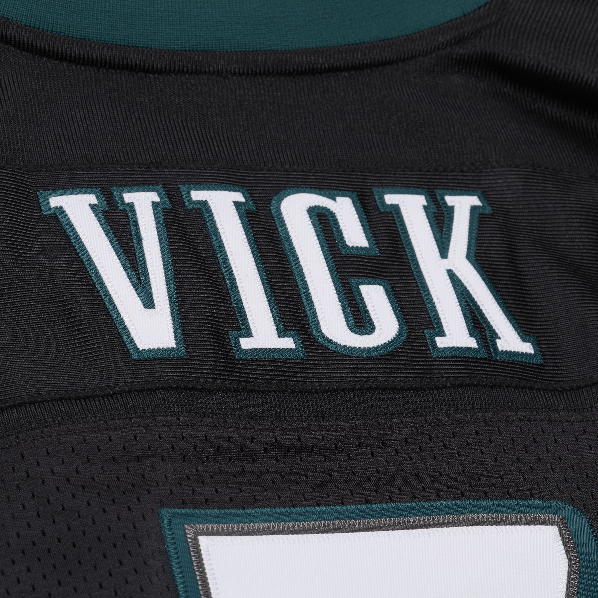 Men's Mitchell & Ness Michael Vick Black Philadelphia Eagles 2012 Authentic Throwback Jersey