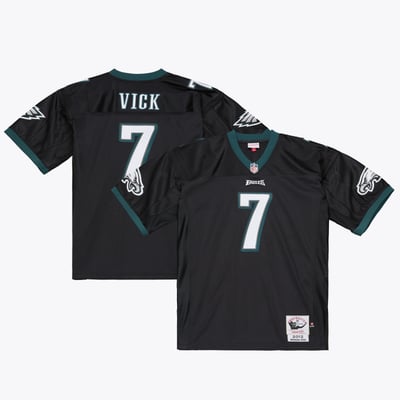 Michael Vick Philadelphia Eagles Mitchell & Ness 2012 Authentic Throwback Jersey - Black