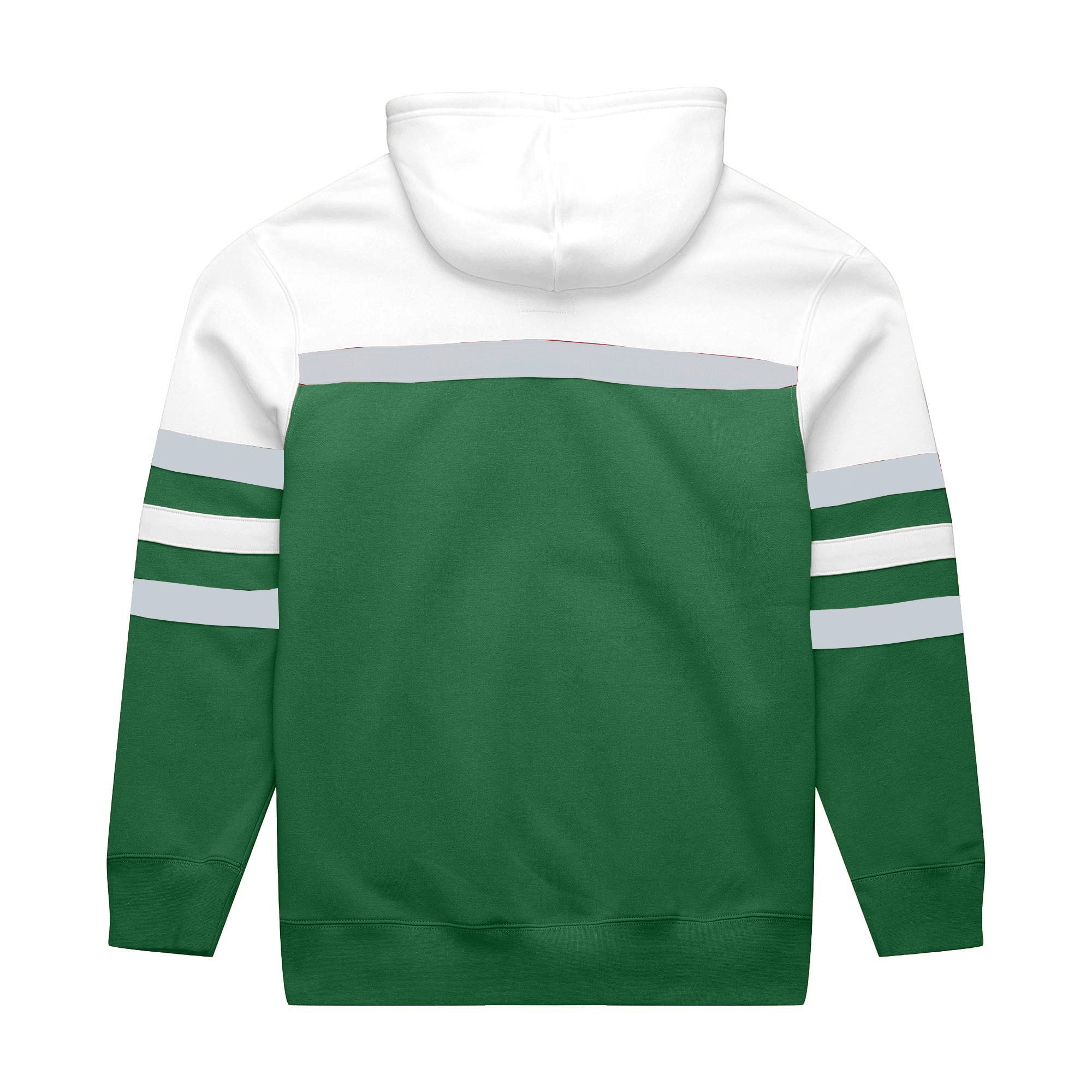 Men's Mitchell & Ness White/Kelly Green Philadelphia Eagles Big Tall Head Coach Hoodie