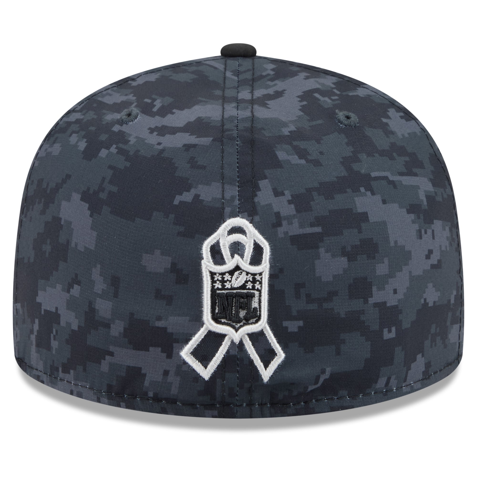 Casquette ajustée New Era noire Philadelphia Eagles 2026 Salute To Service 59FIFTY pour homme