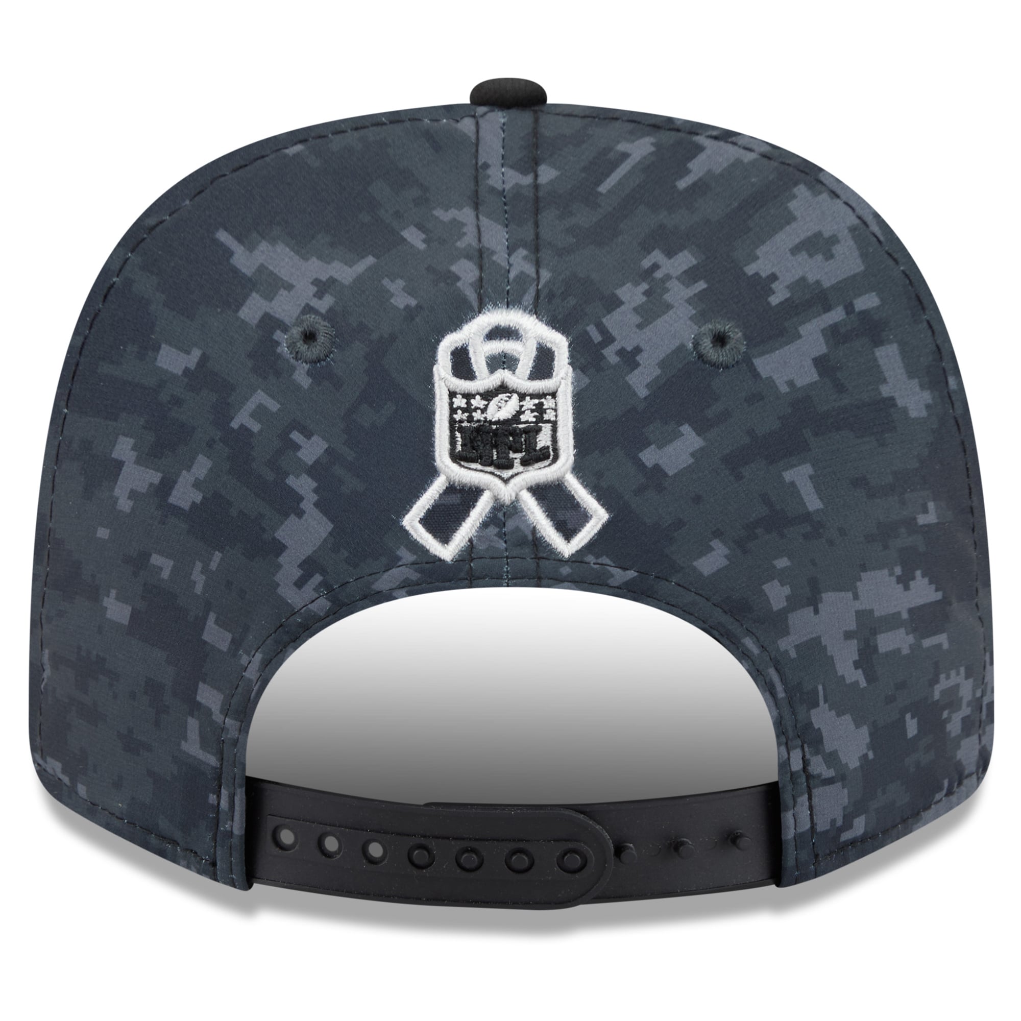 Casquette ajustable New Era noire Philadelphia Eagles 2026 Salute To Service 9SEVENTY pour homme
