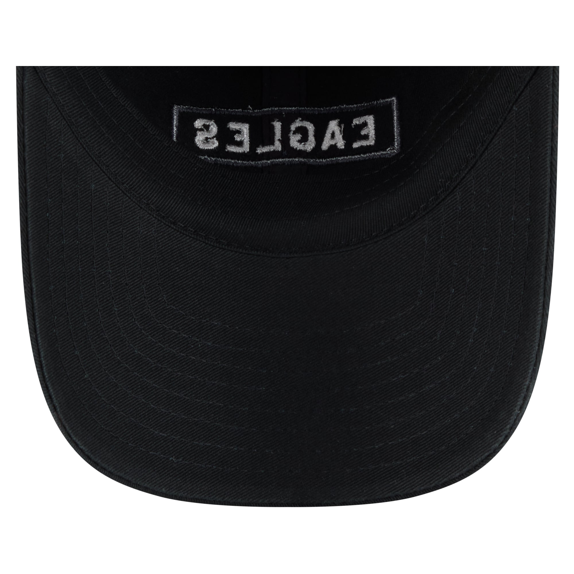 Casquette New Era noire pour homme Philadelphia Eagles 2026 Salute To Service, style classique décontracté et ajustable
