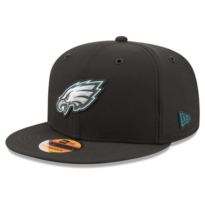 Philadelphia Eagles New Era 2026 Sideline 9FIFTY Snapback Hat - Black