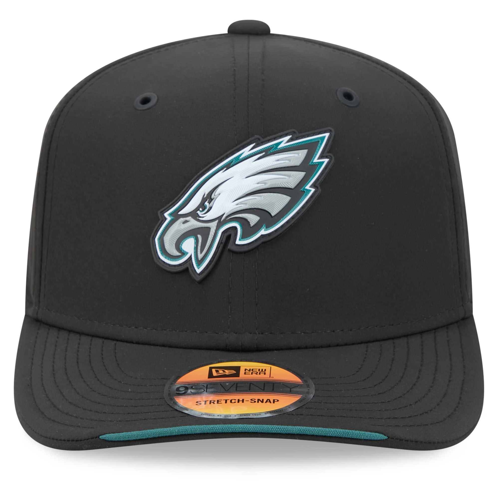 Men's New Era Black Philadelphia Eagles 2026 Sideline 9SEVENTY Adjustable Hat