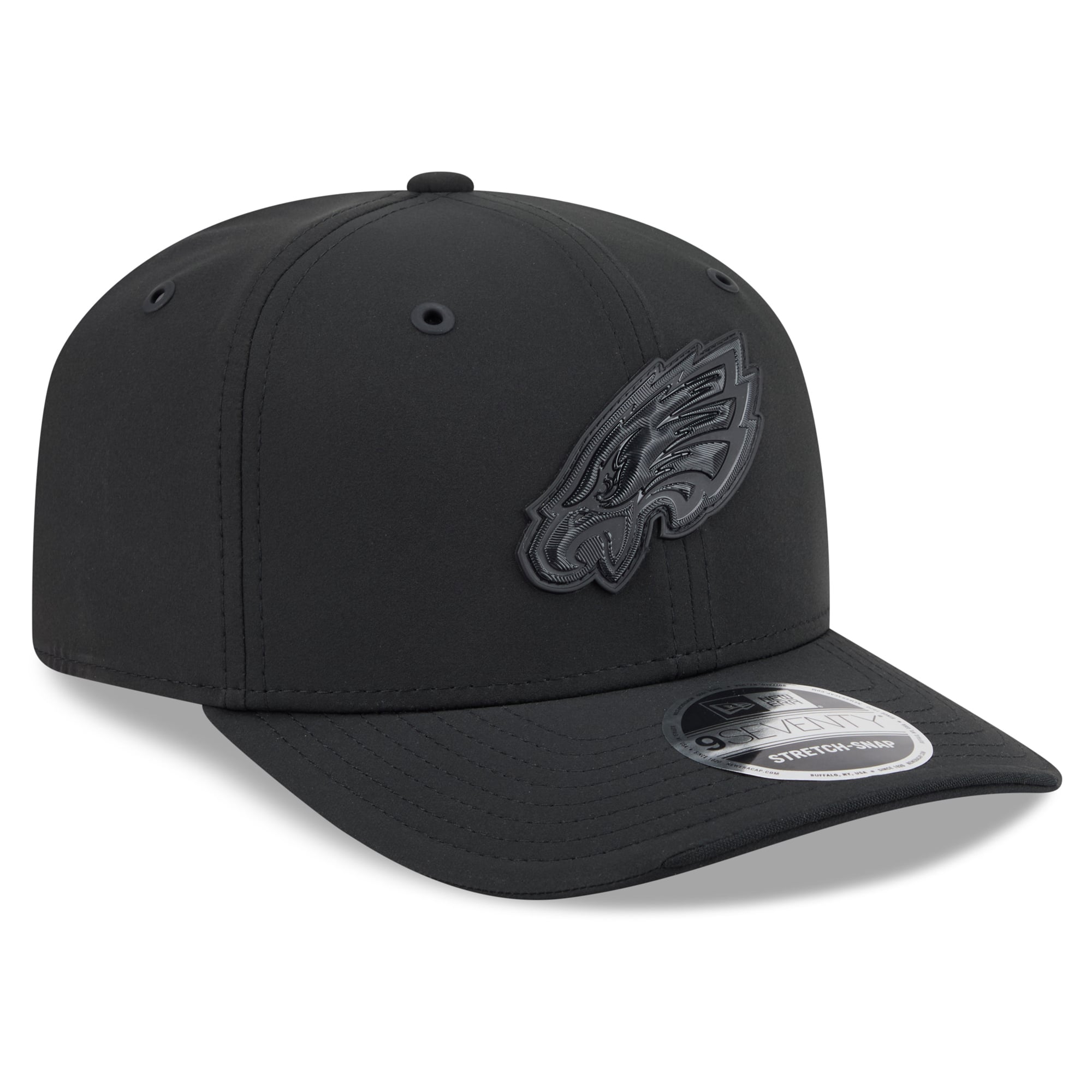 Men's New Era Black Philadelphia Eagles 2026 Sideline 9SEVENTY Adjustable Hat