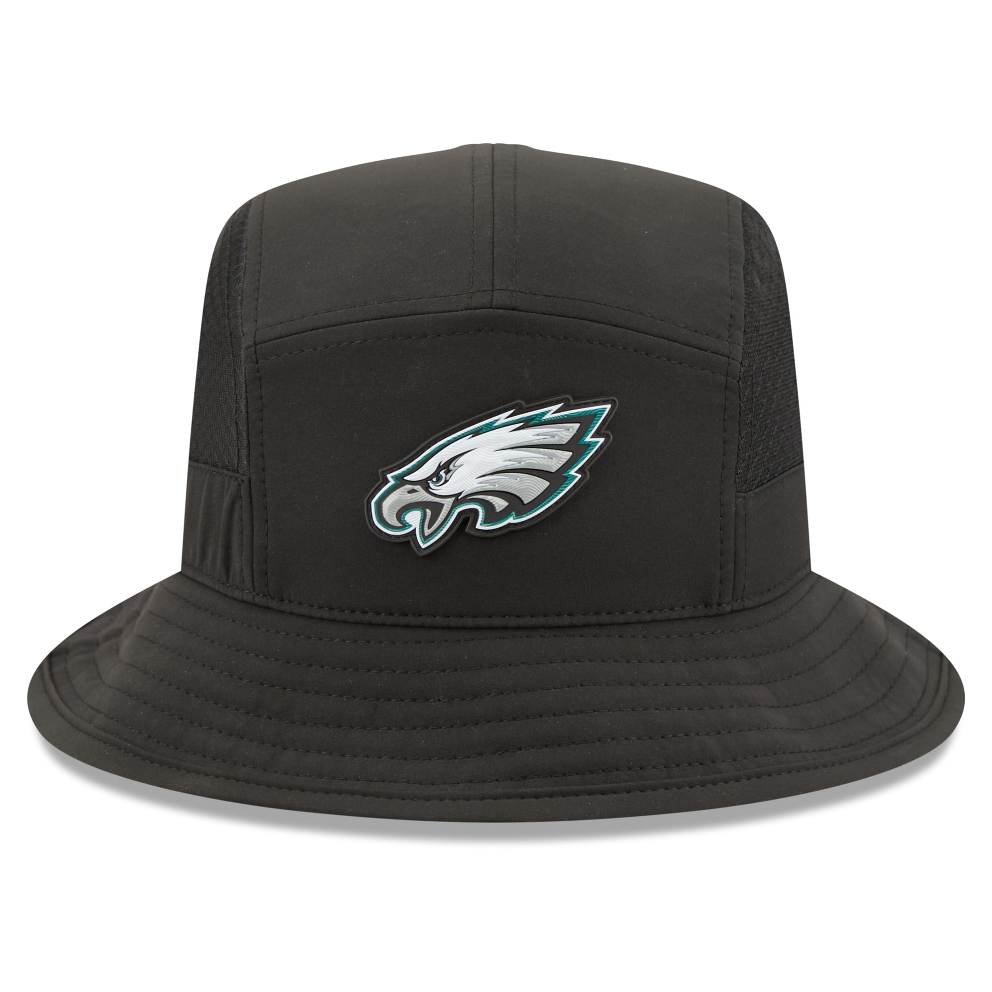 Men's New Era Black Philadelphia Eagles 2026 Sideline Bucket Hat