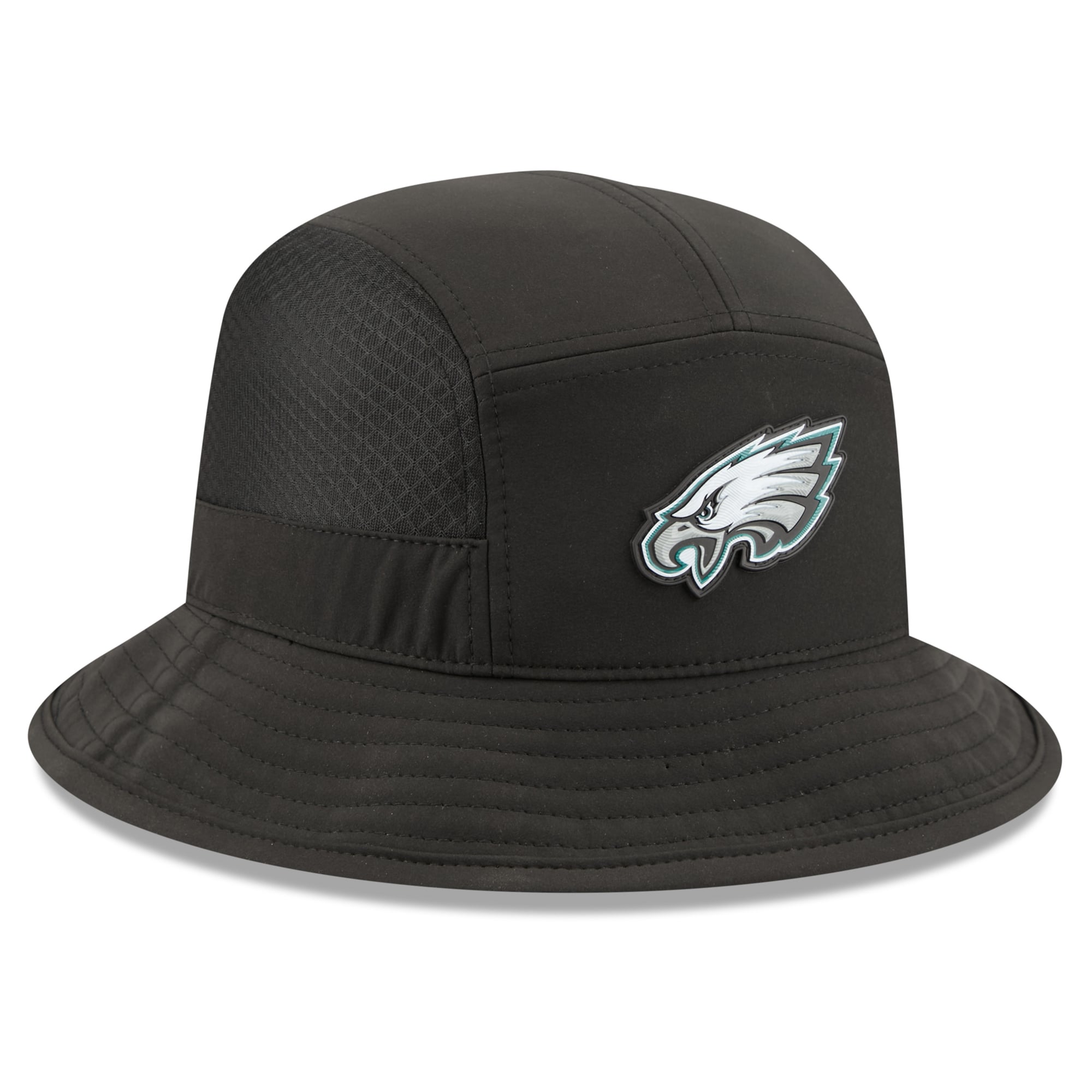 Men's New Era Black Philadelphia Eagles 2026 Sideline Bucket Hat